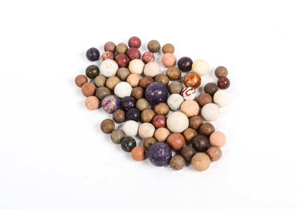 Collection of Clay Marble