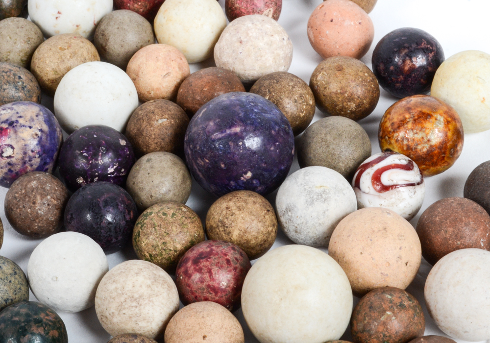 Collection of Clay Marble