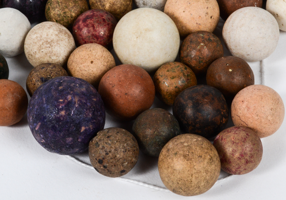 Collection of Clay Marble