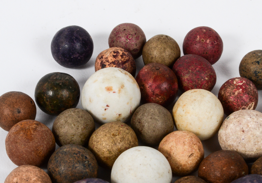 Collection of Clay Marble