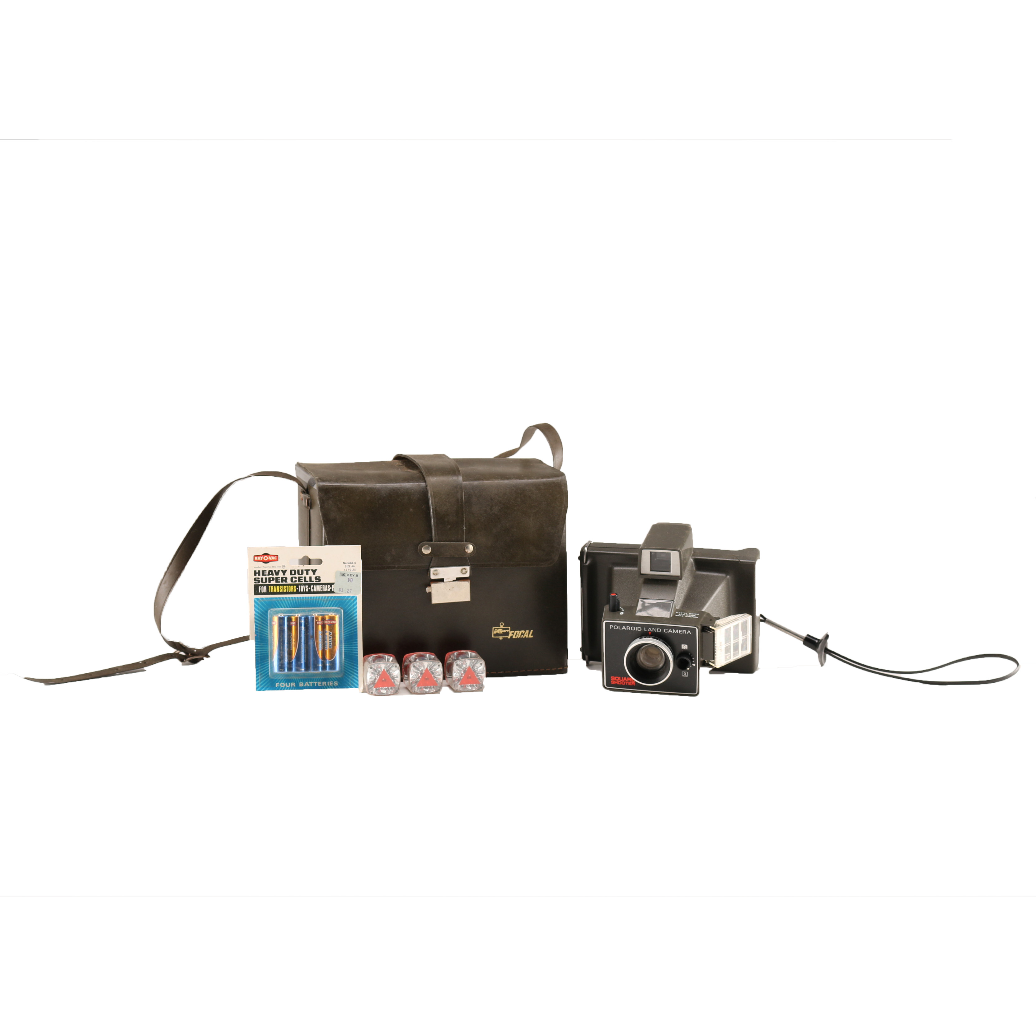 Polaroid Land Camera Square Shooter With Accessories