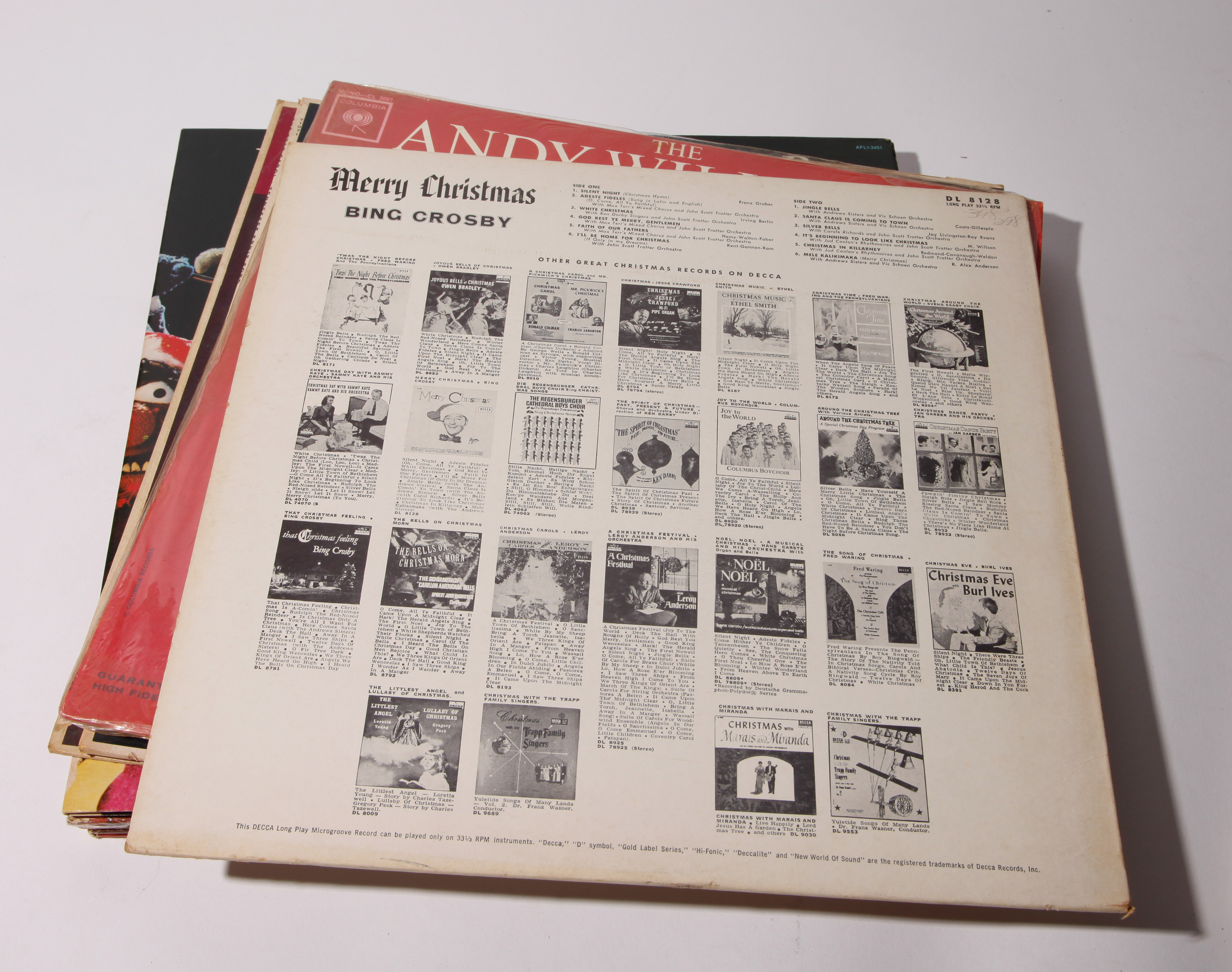 Collection of Christmas Records
