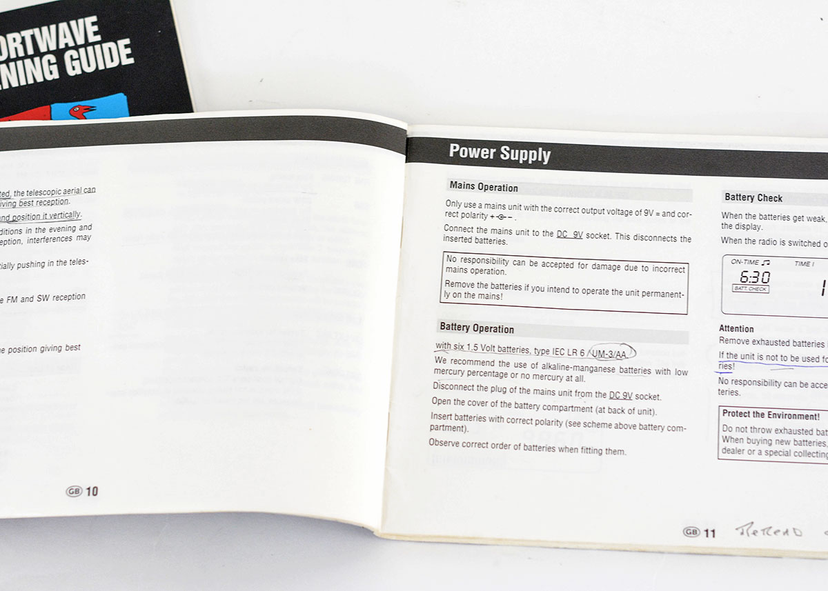 Grundig YV 400 Shortwave Receiver