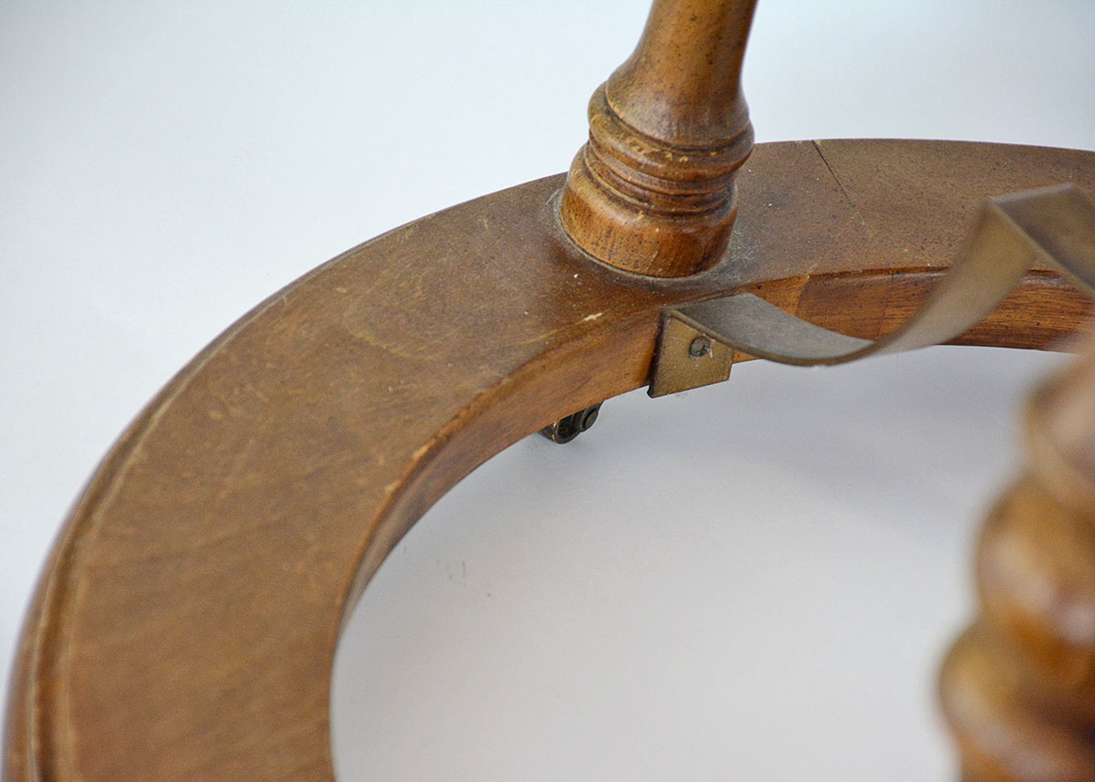 1960s Butler Illuminated Globe with Wooden Stand