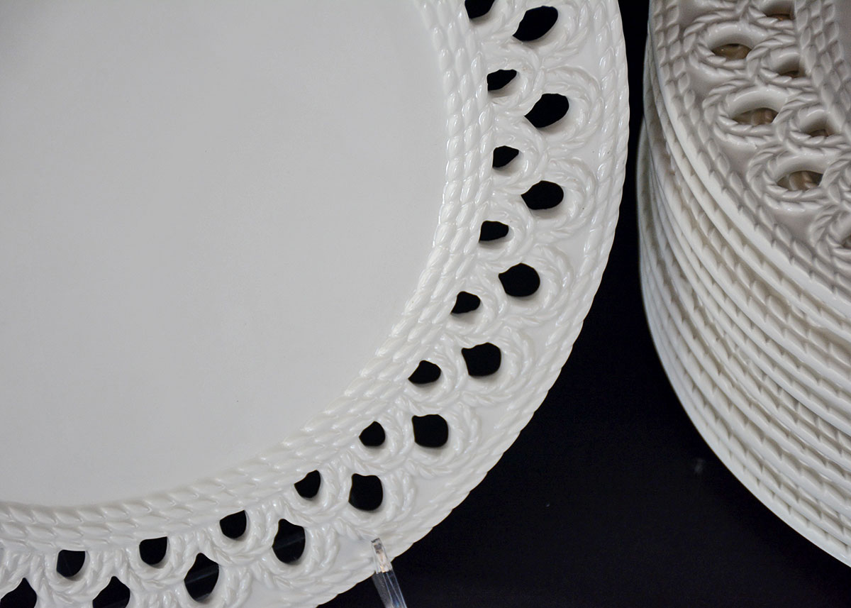 Italian Ceramic Charger Set by Ceramica Stefani