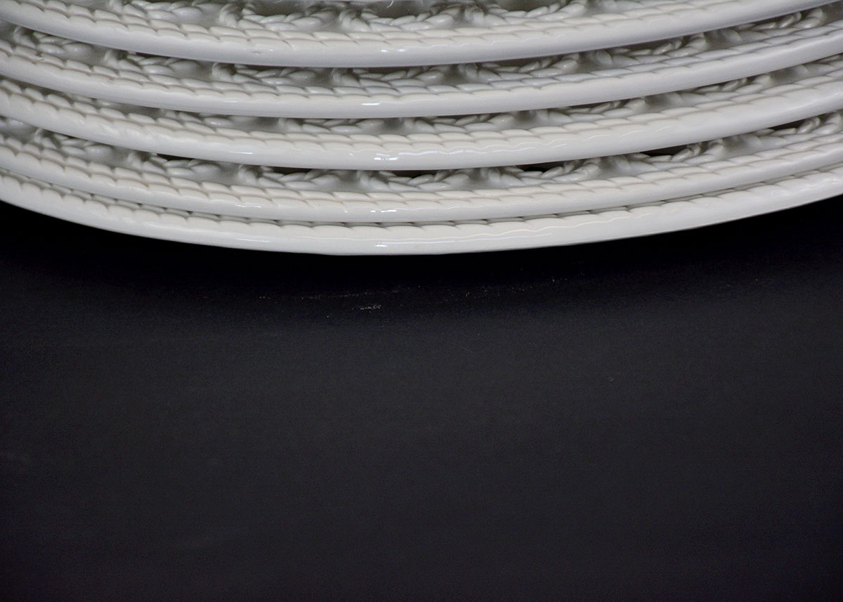 Italian Ceramic Charger Set by Ceramica Stefani