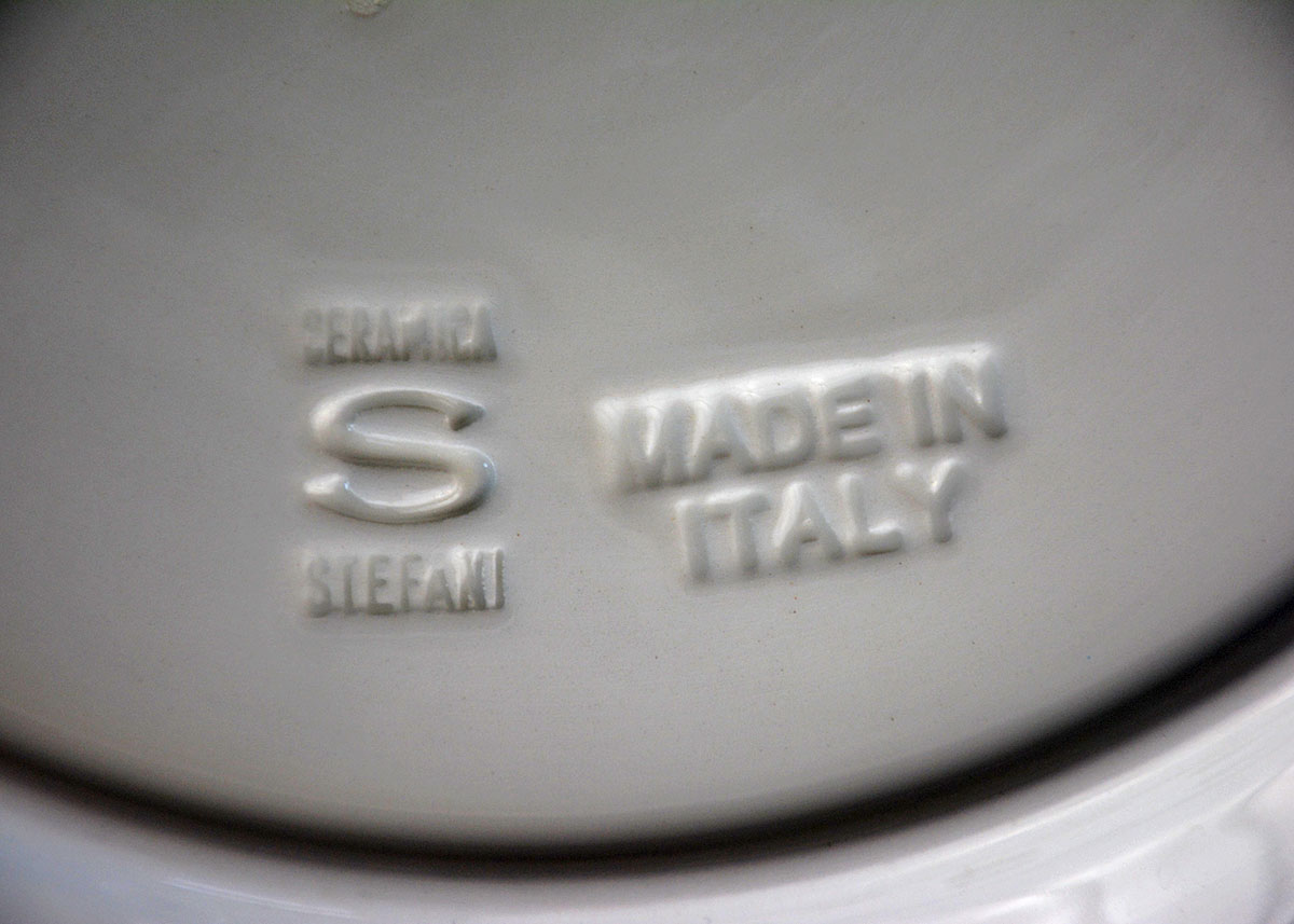 Italian Ceramic Charger Set by Ceramica Stefani