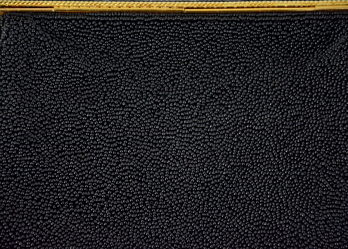 Vintage Beaded Clutch and Embroidered Beaded Purse