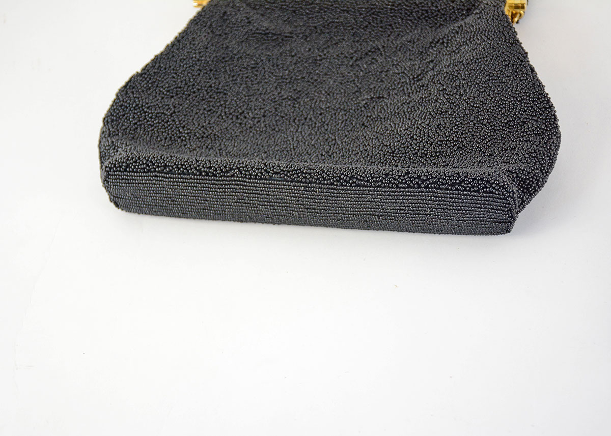 Vintage Beaded Clutch and Embroidered Beaded Purse