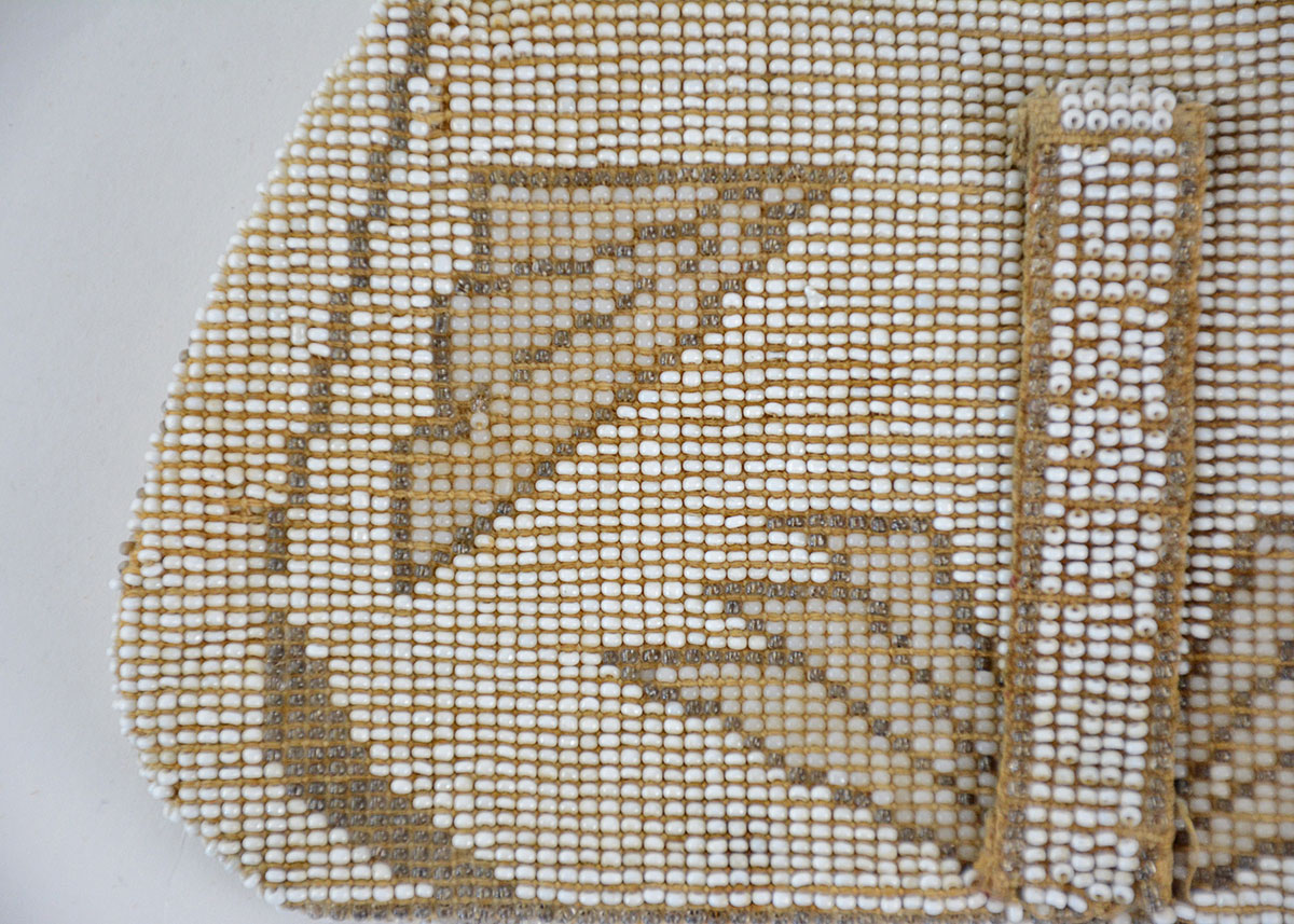 Vintage Beaded Clutch and Embroidered Beaded Purse