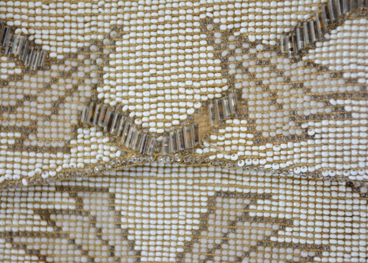 Vintage Beaded Clutch and Embroidered Beaded Purse