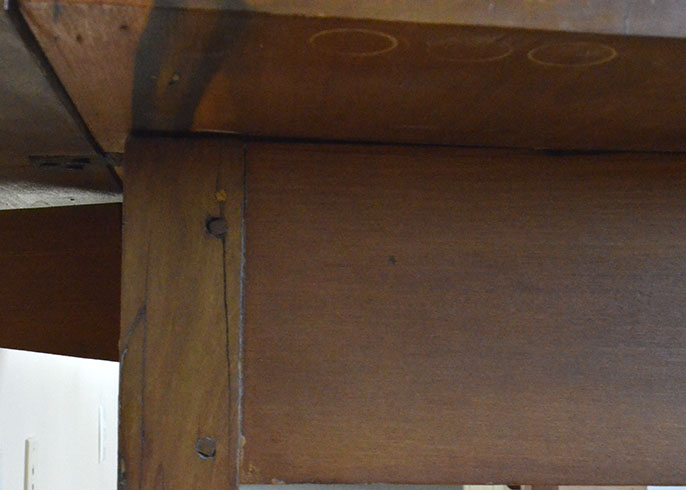 Antique Shaker Style Drop Leaf Dining Table