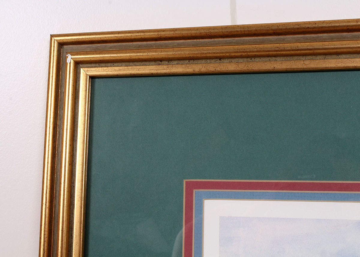 Carole Holding Signed Offset Lithograph "Hamilton Harbour from Mizzentop, Bermuda"