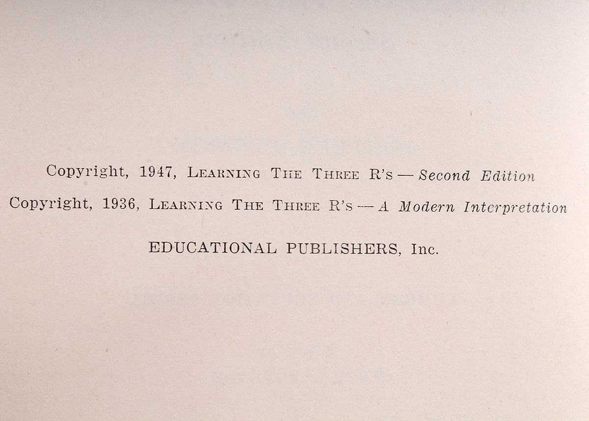 1940s Educational Grammar Books