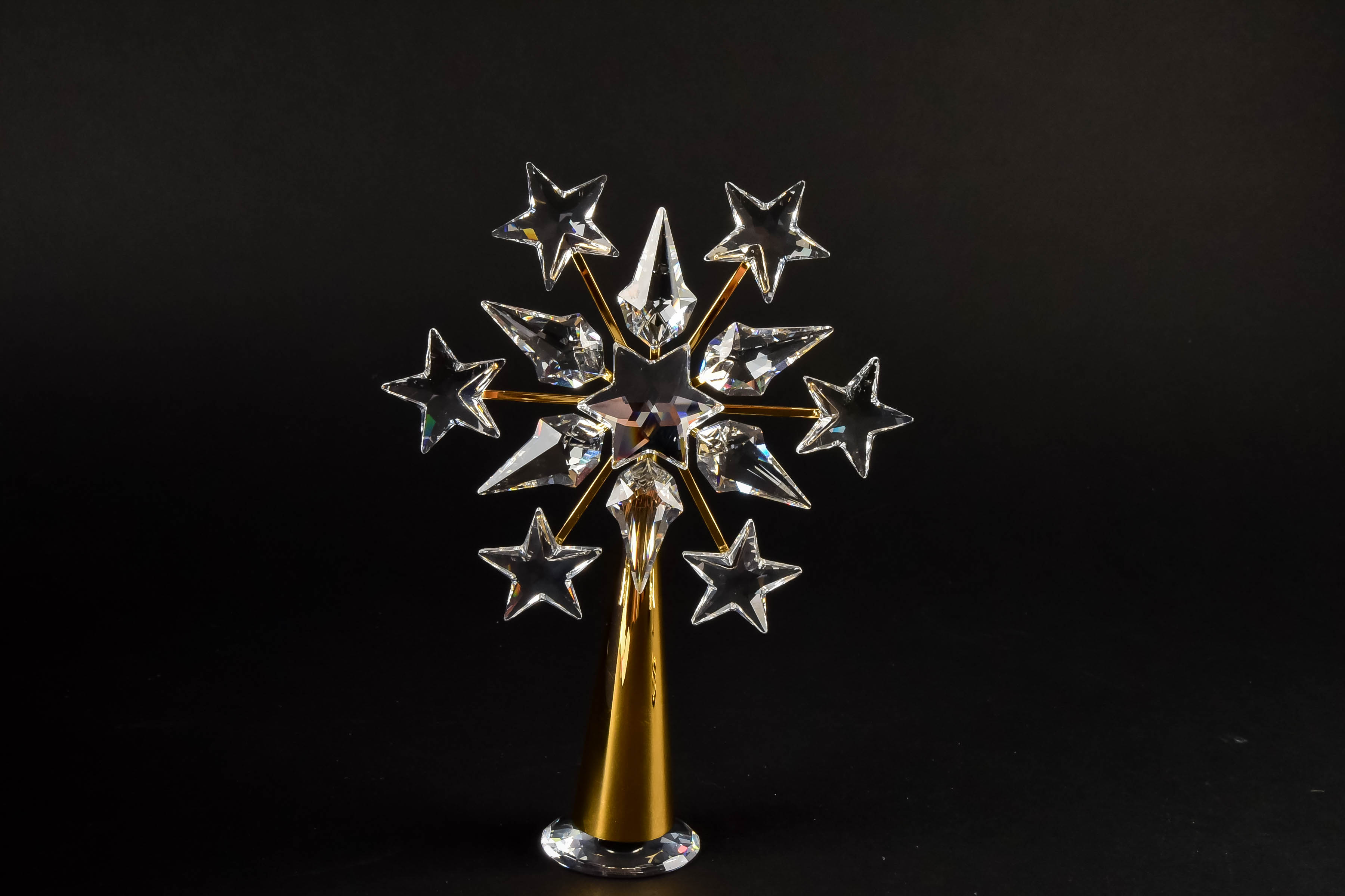 Swarovski Crystal Tree Topper and Ornament