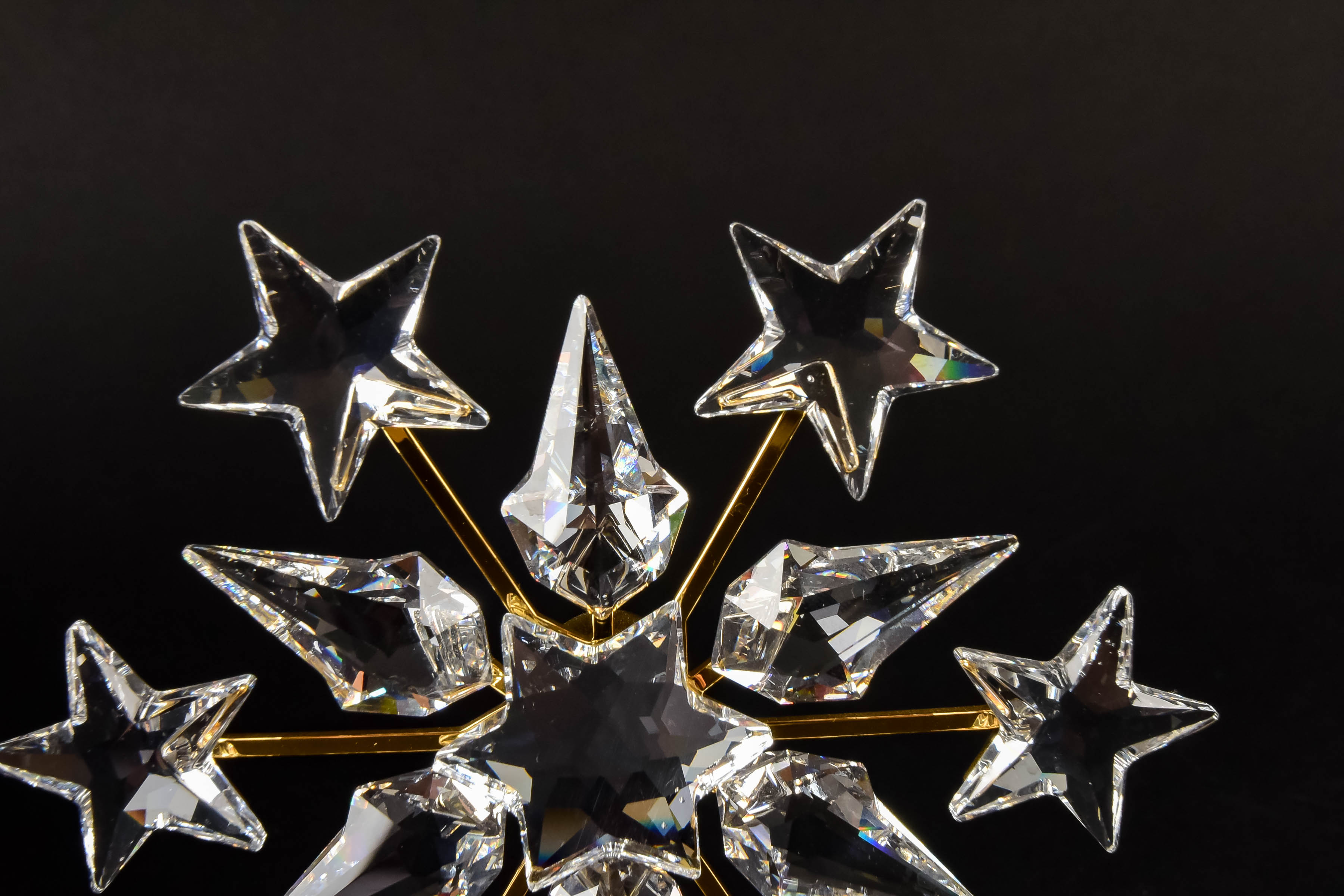 Swarovski Crystal Tree Topper and Ornament