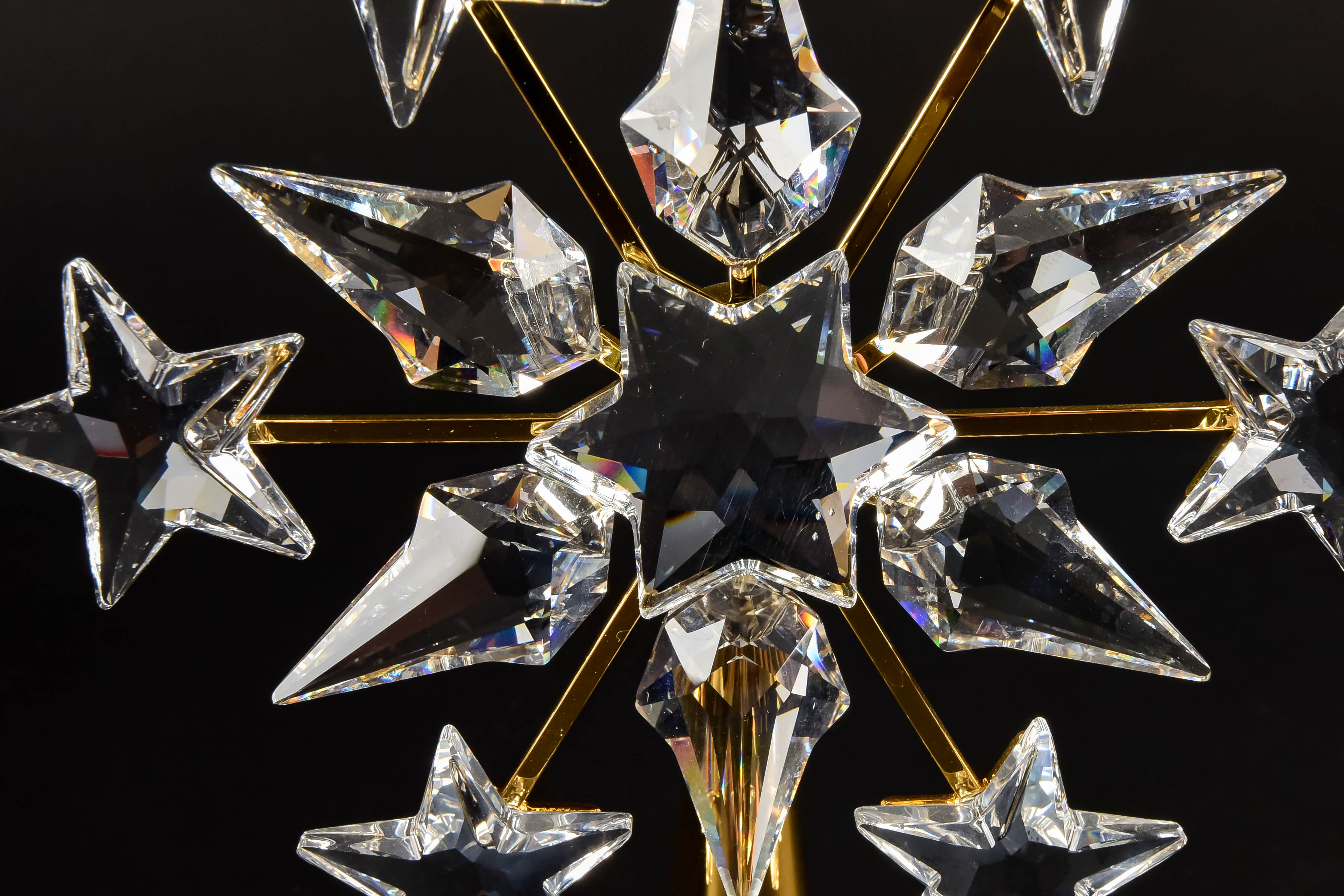 Swarovski Crystal Tree Topper and Ornament