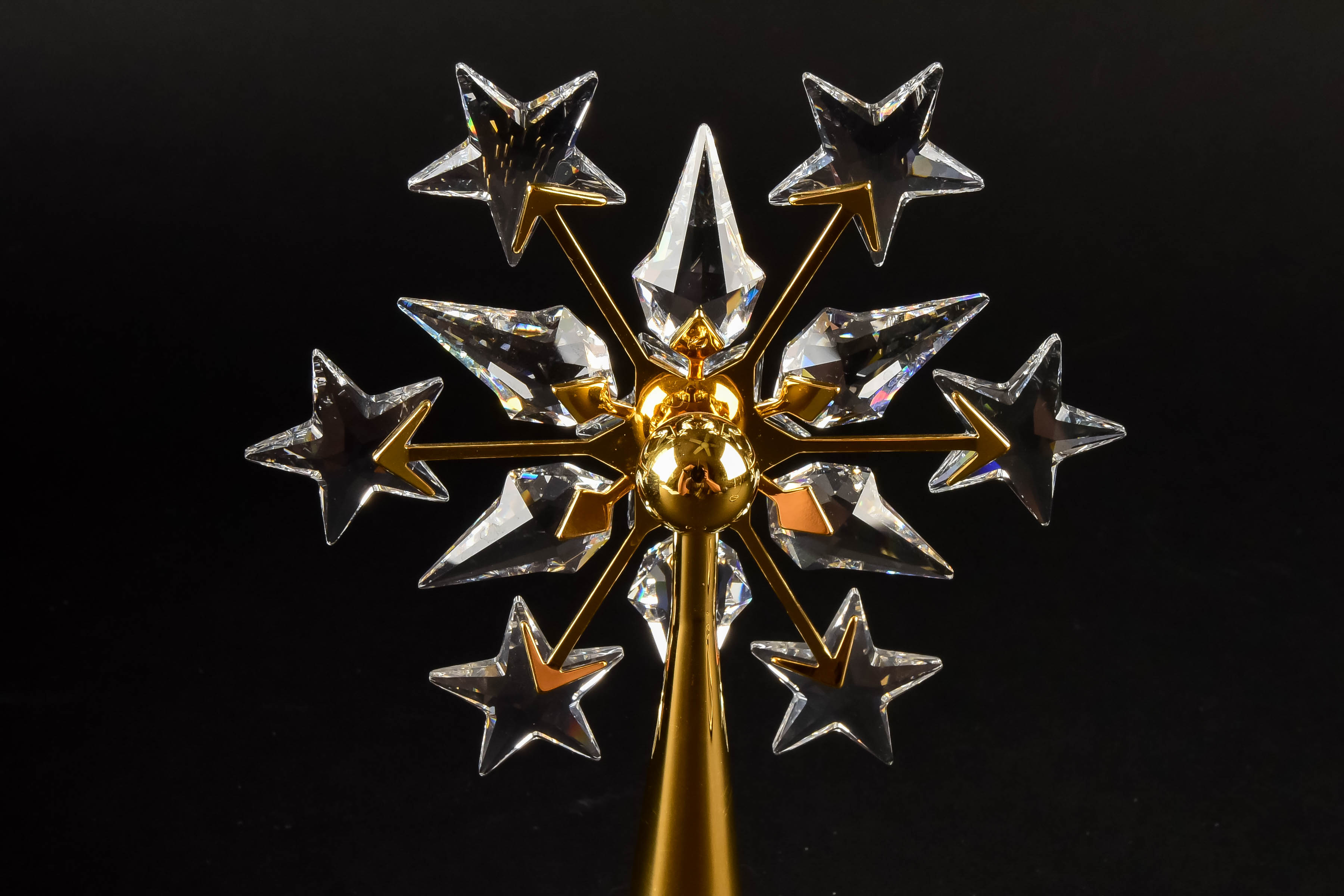 Swarovski Crystal Tree Topper and Ornament