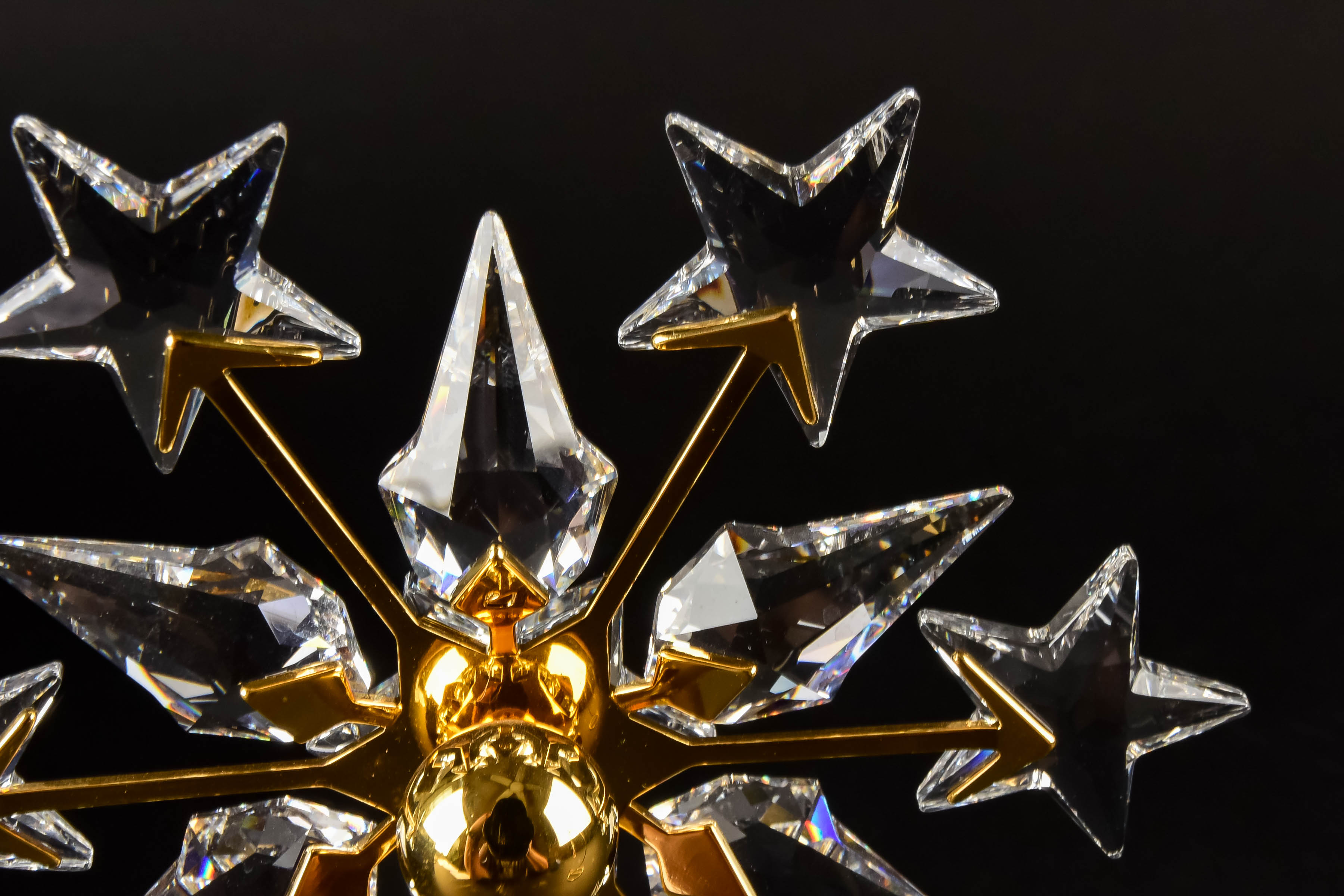 Swarovski Crystal Tree Topper and Ornament