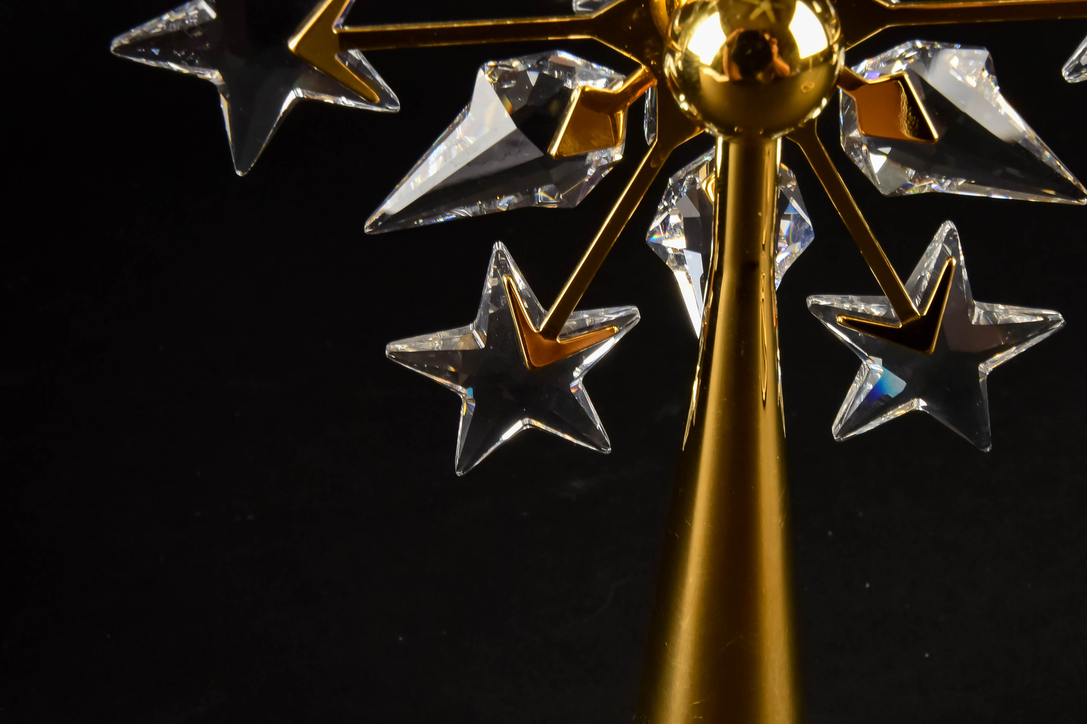 Swarovski Crystal Tree Topper and Ornament