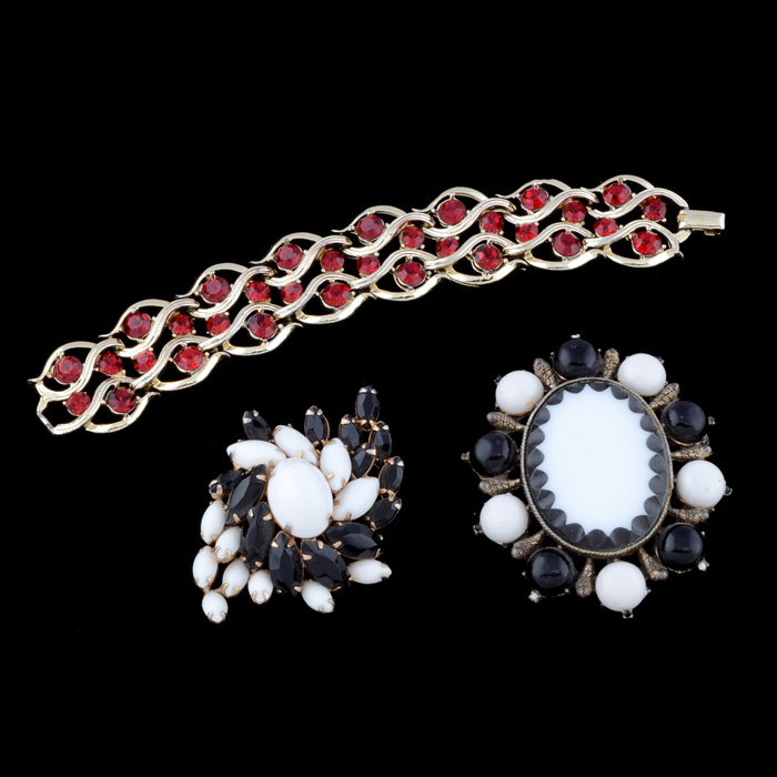 Vintage Costume Jewelry Including Weiss and Kramer