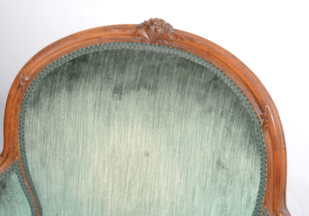 Oversized Velvet Upholstered Armchair