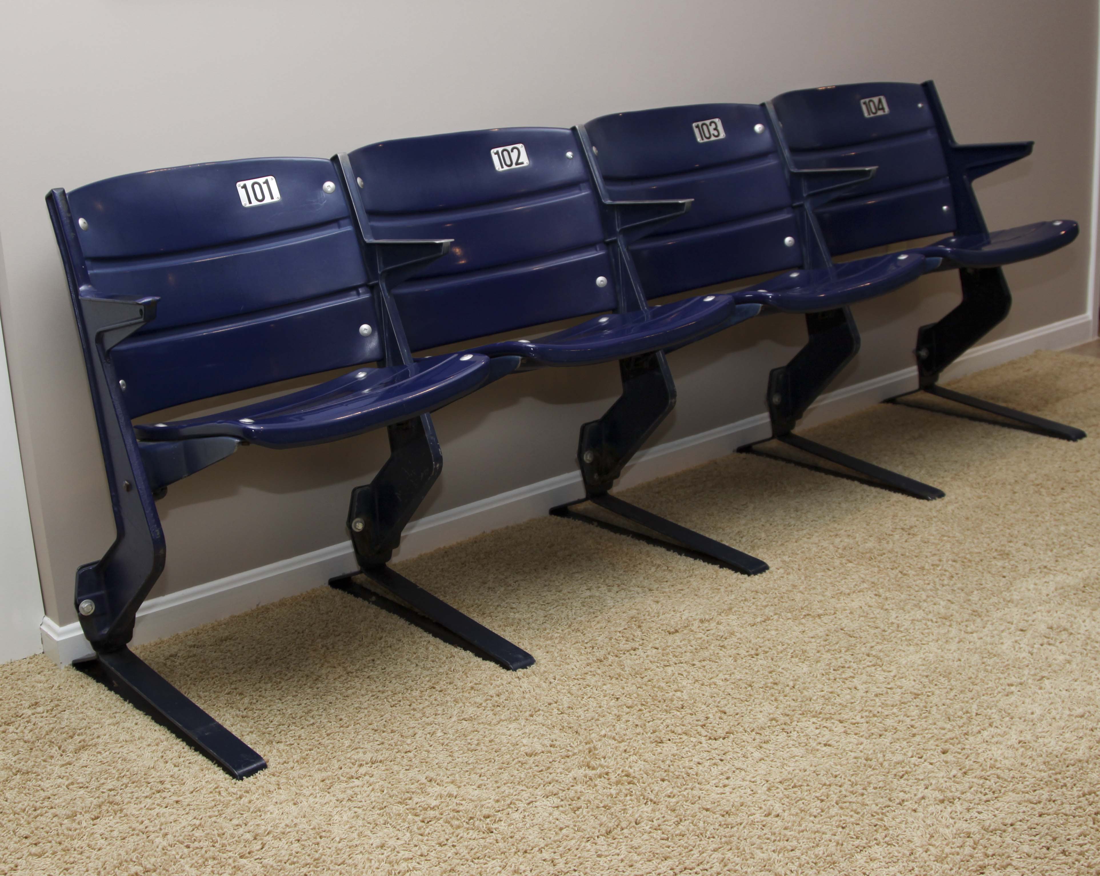 Four Riverfront Stadium/Cinergy Field Attached Blue Seats