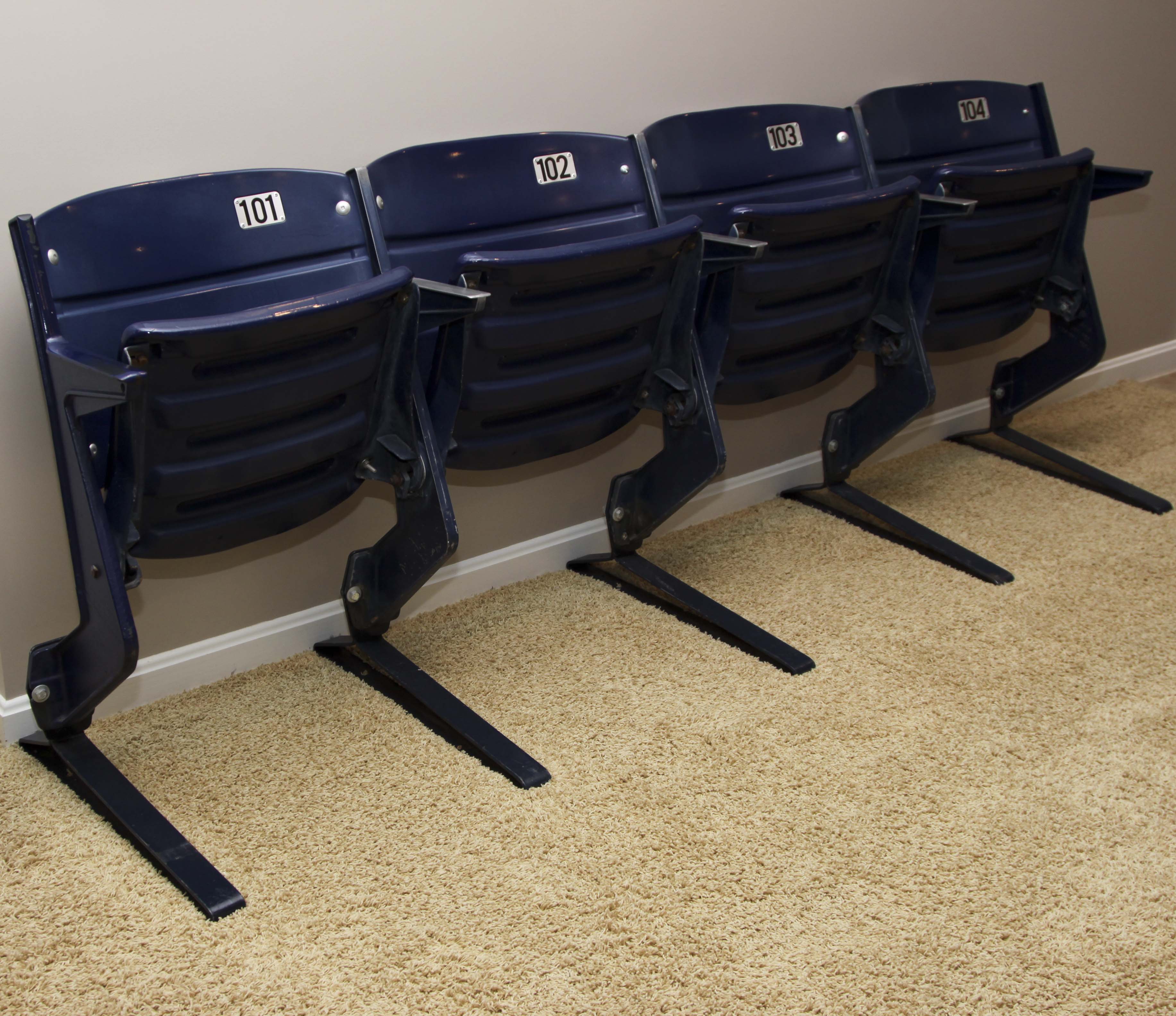 Four Riverfront Stadium/Cinergy Field Attached Blue Seats