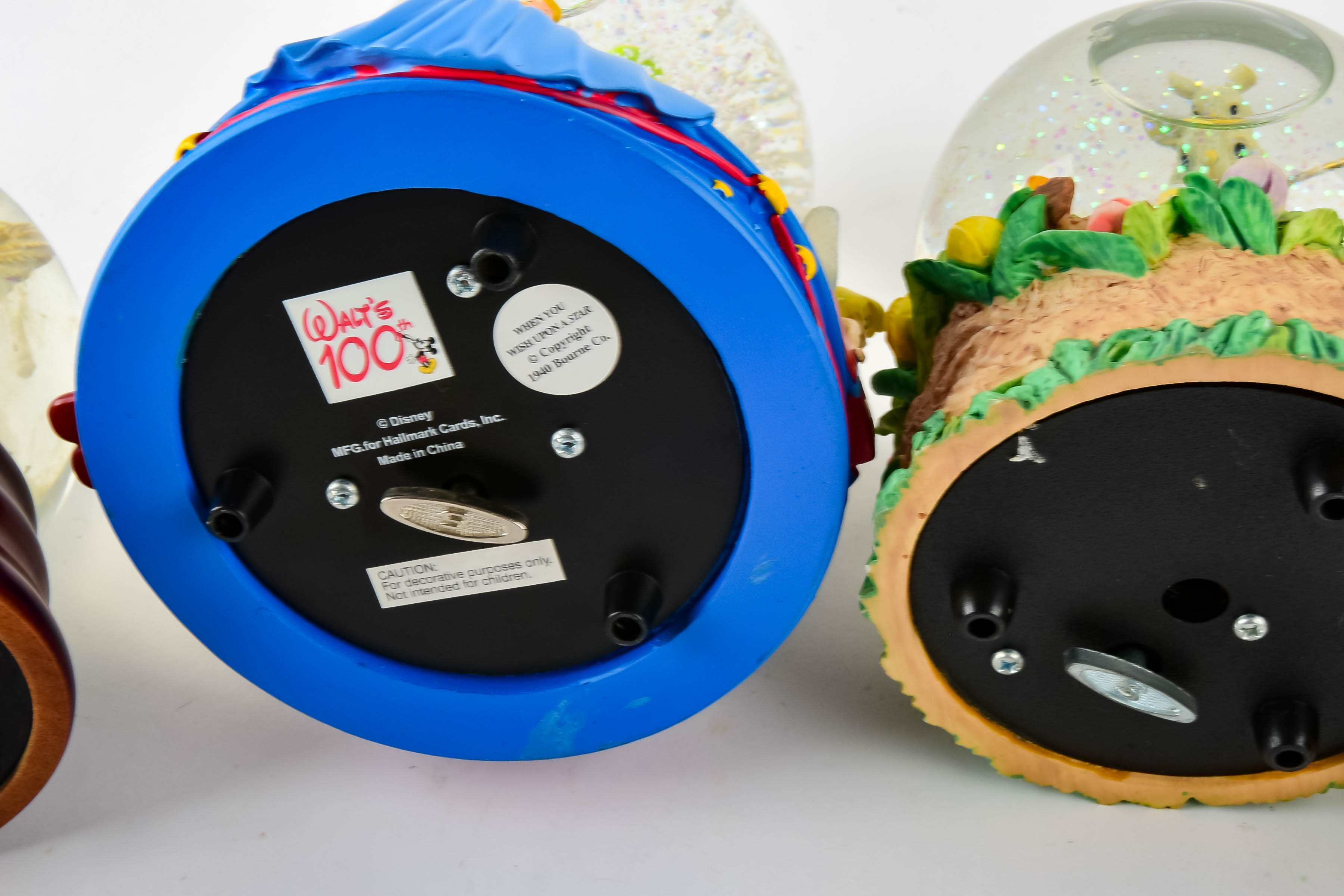 Assortment of Musical Snow Globes