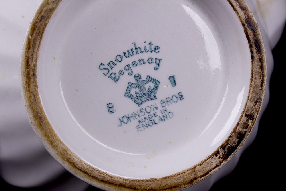 White Ceramic Tableware