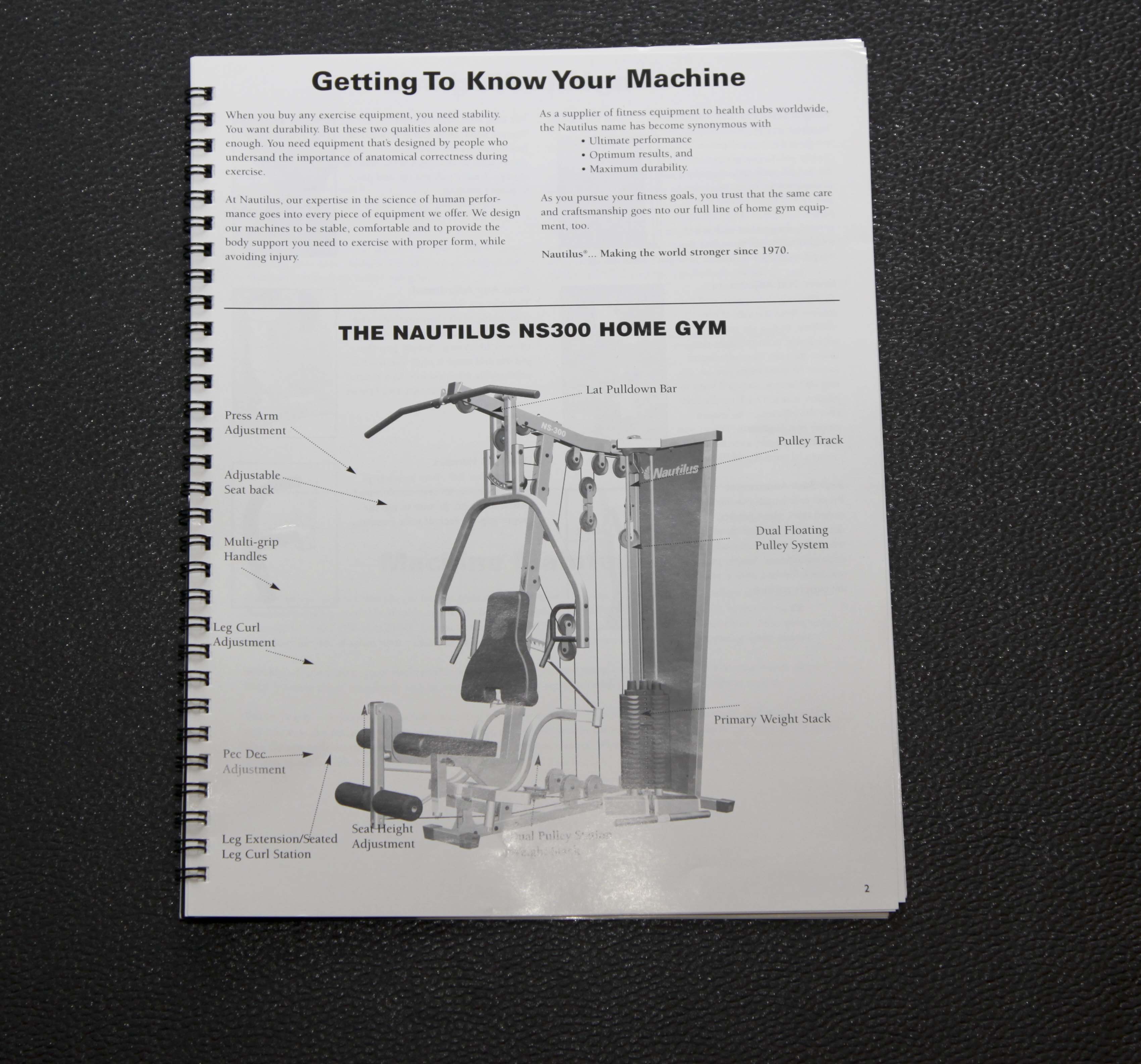 Nautilus NS300 Home Gym