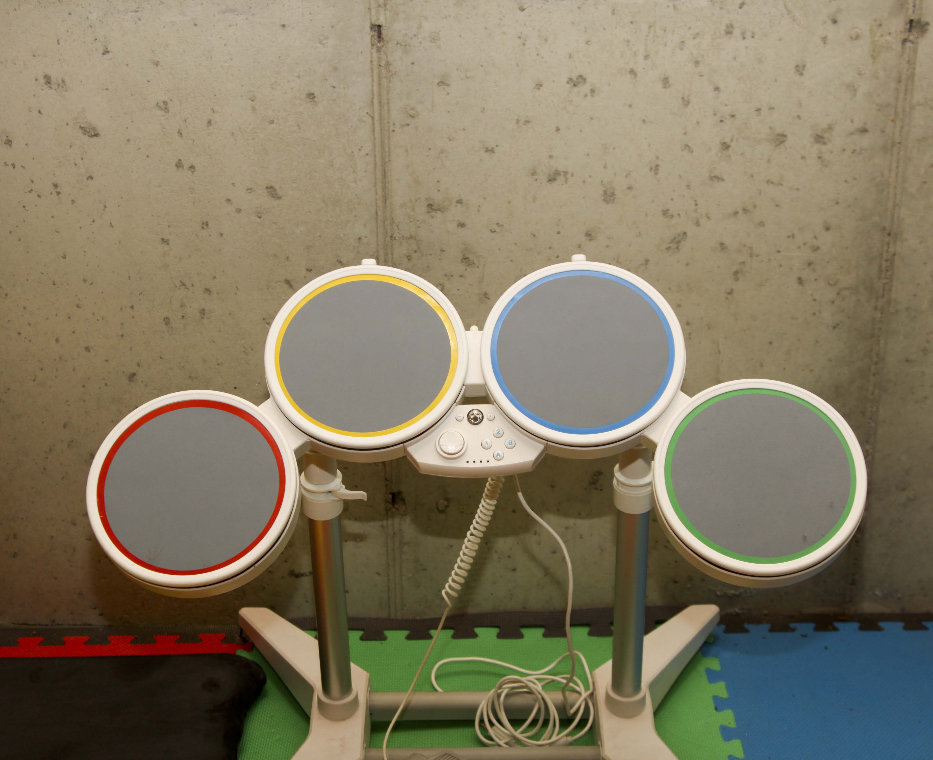 Nintendo Wii Rock Band Drums and Wii Fit Board