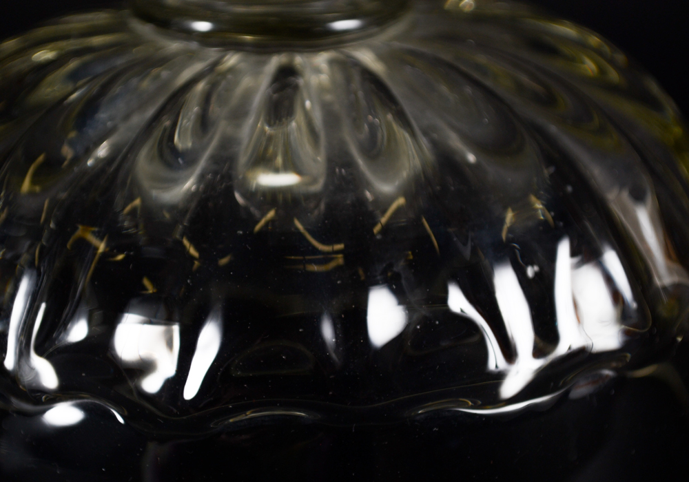 Glass Pillar Candlesticks