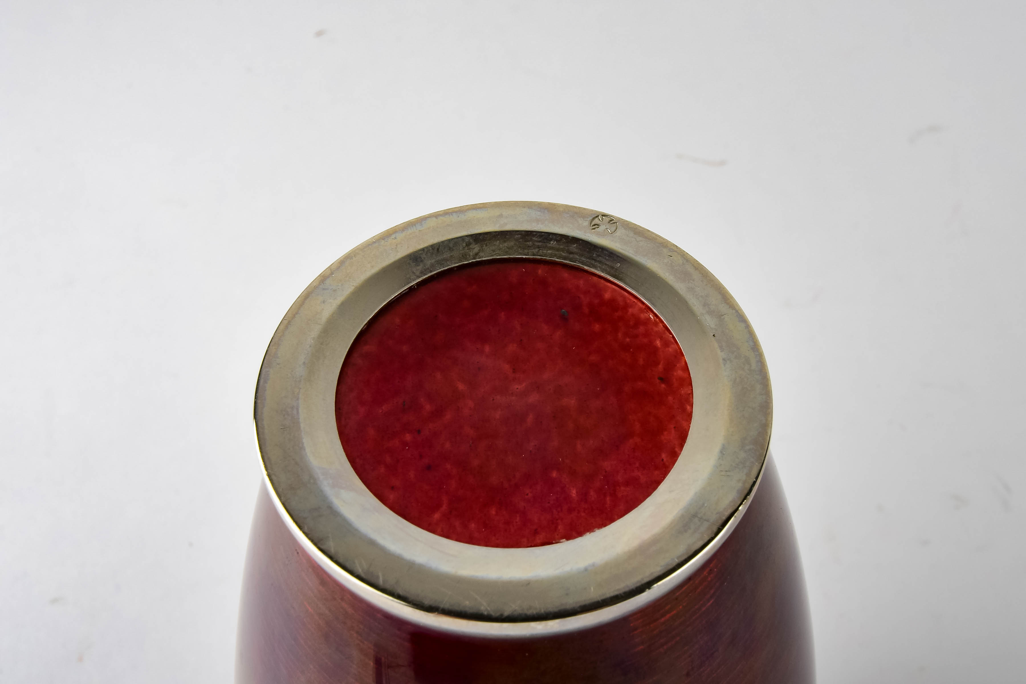 Japanese Inspired Enamel Bud Vase