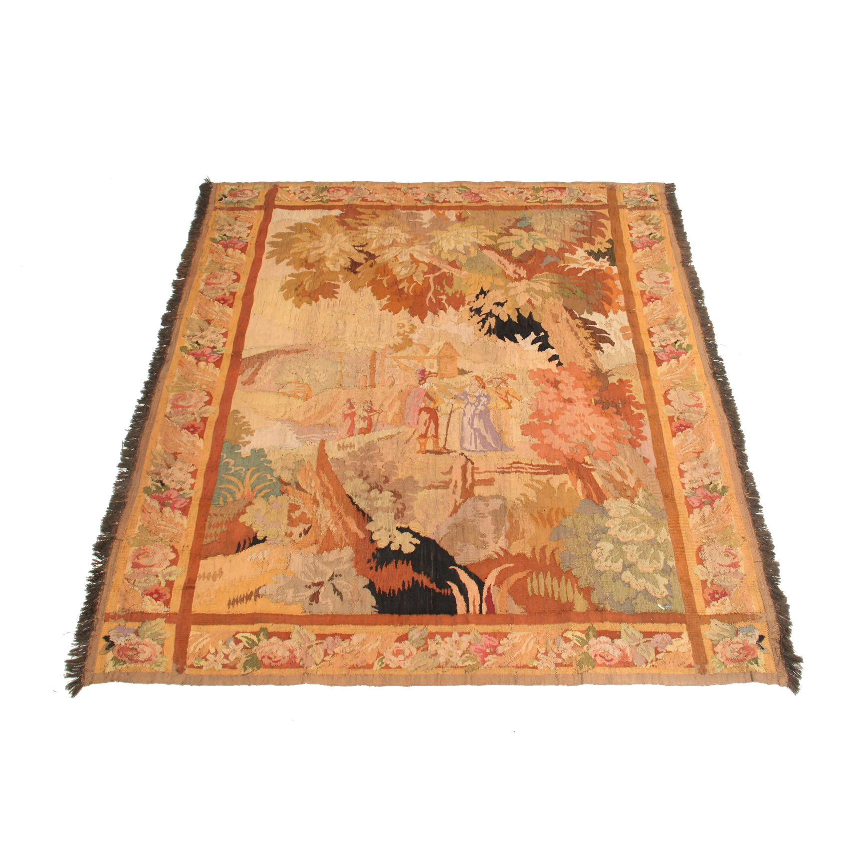 Vintage Hand Woven Tapestry