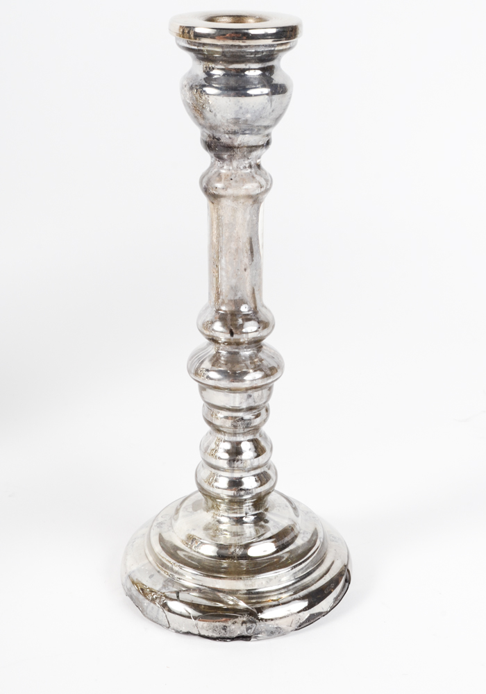 Collection of Silver Toned Candlesticks