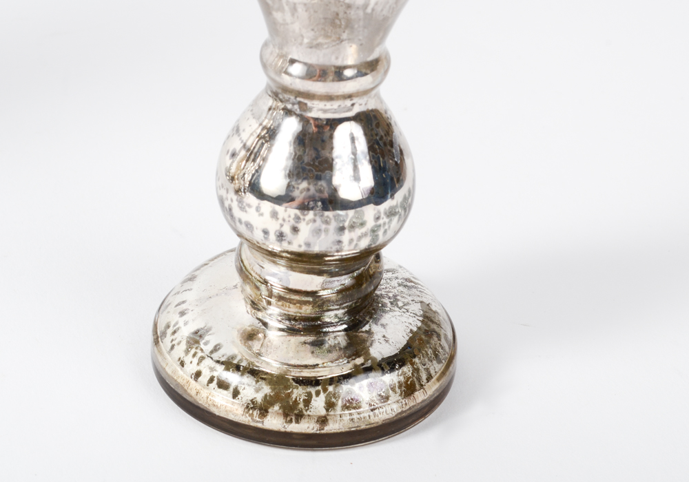 Collection of Silver Toned Candlesticks