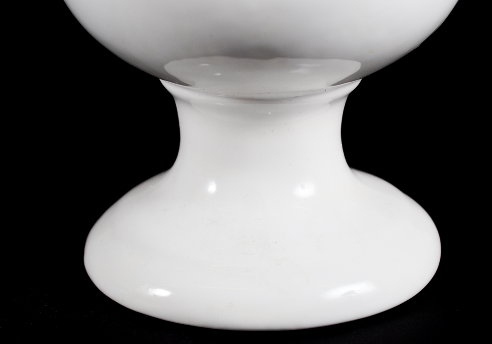 Pair of White Heager Vases