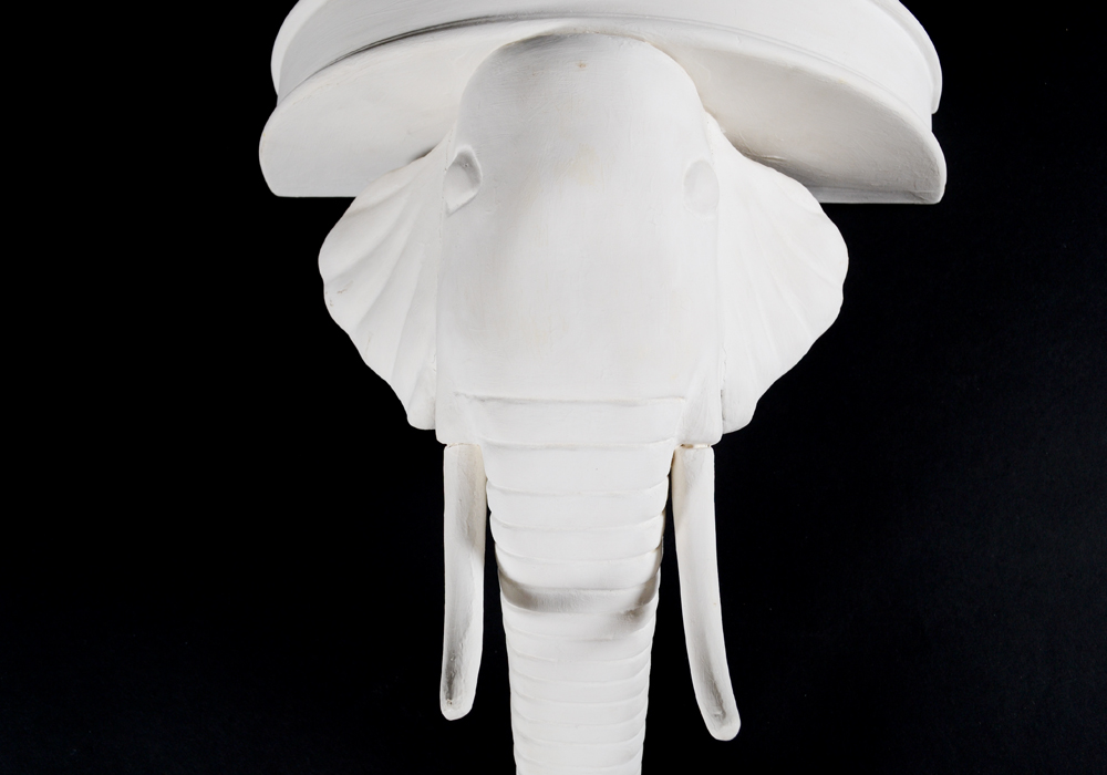 Elephant Wall Sconce Shelves