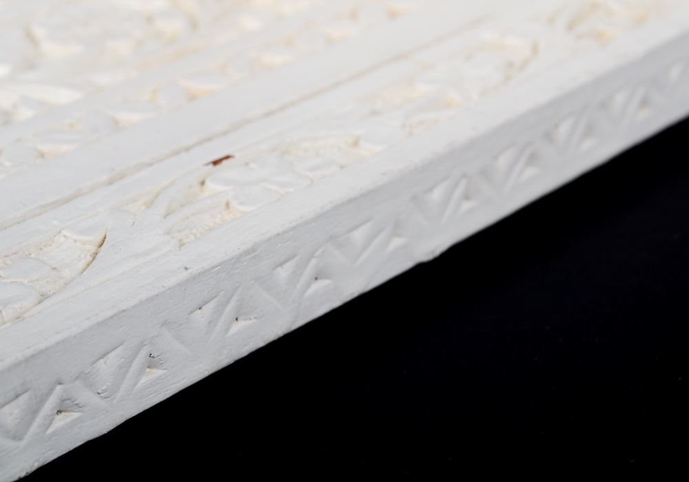 Handcarved Block With Attached Elephant Bookends