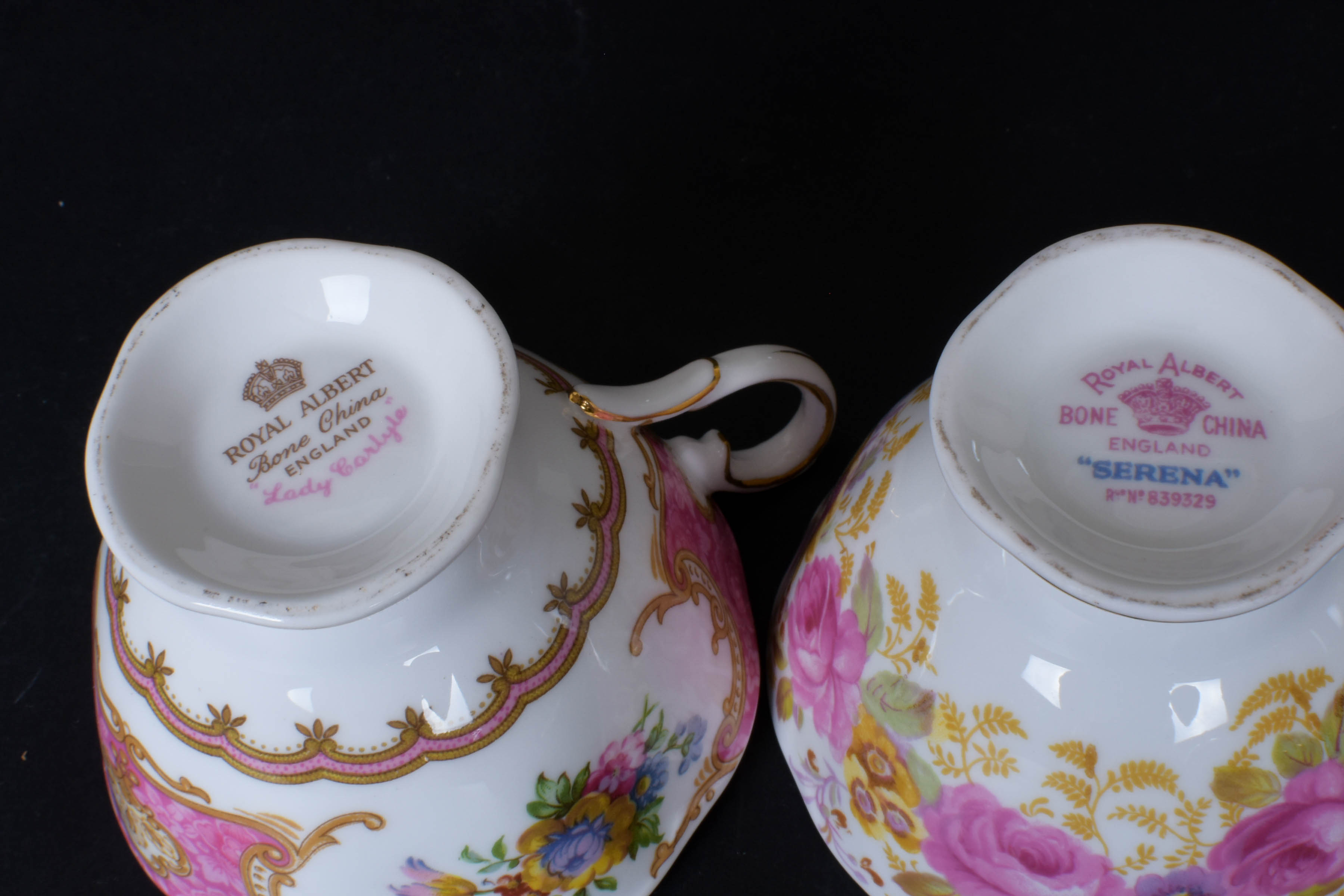Assorted Floral Patterned China