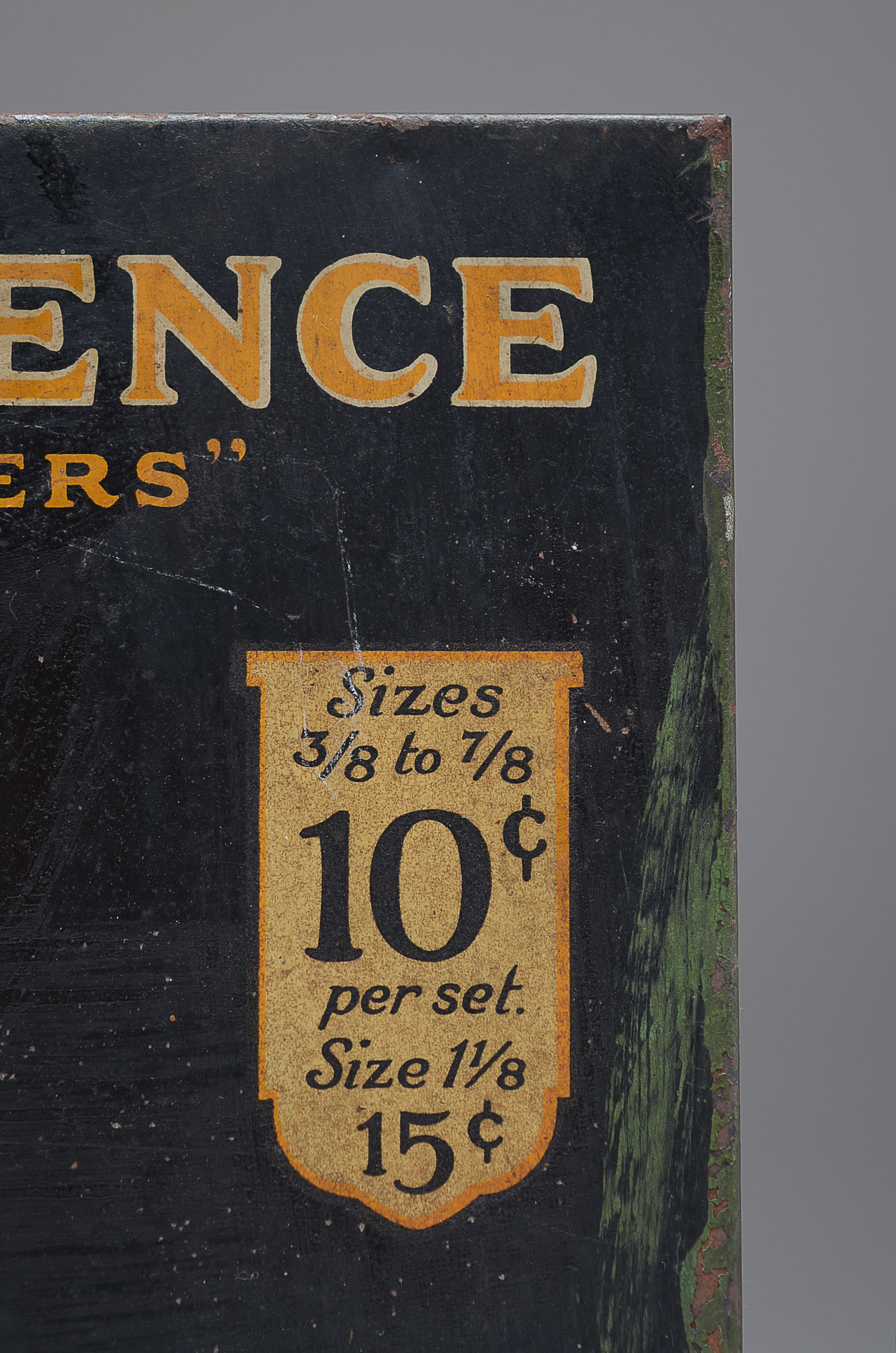 Rare Advertising Tin Display for "Domes of Silence" Eames Chair Feet