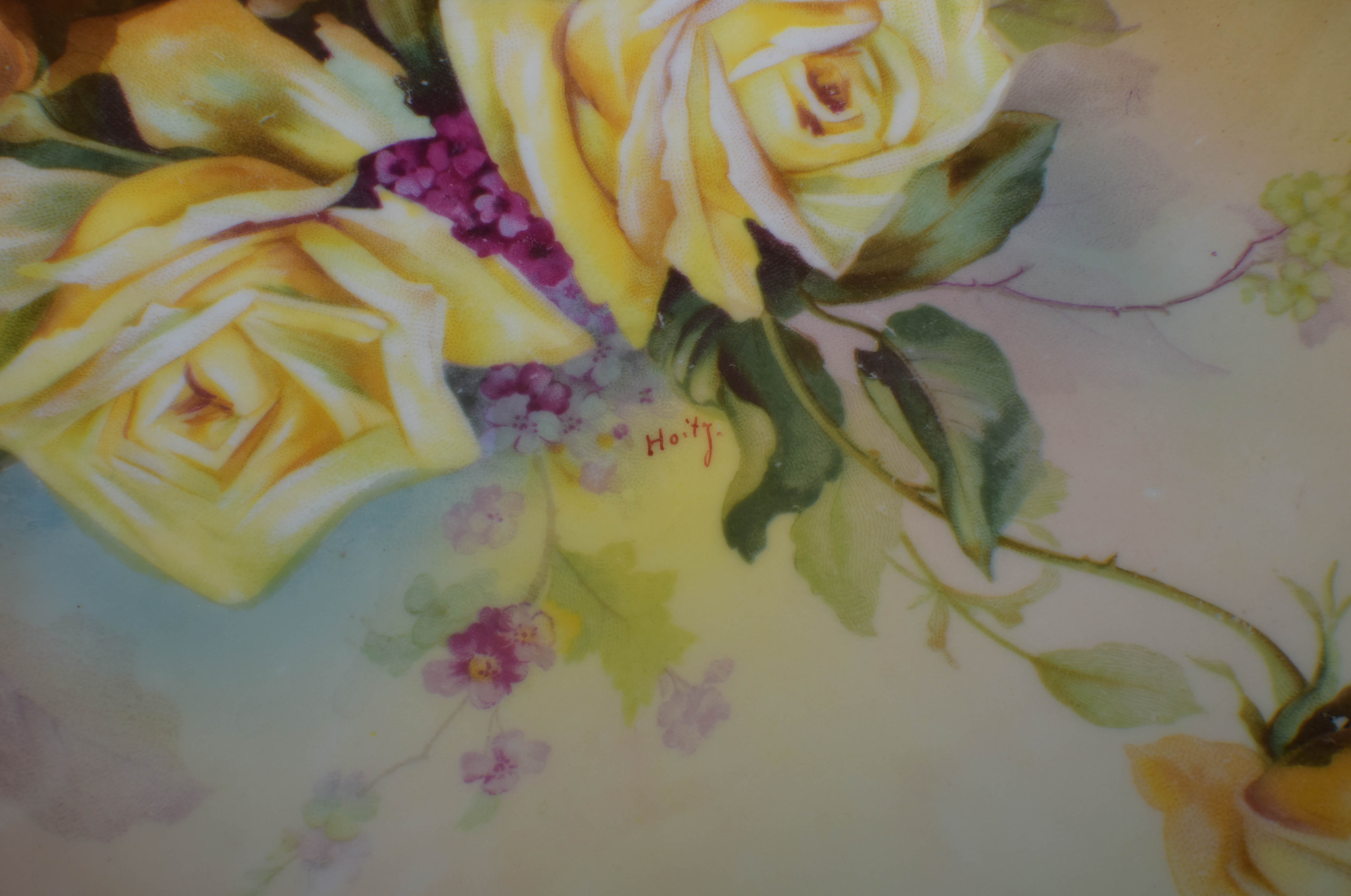 Collection of Hand-Painted Plates