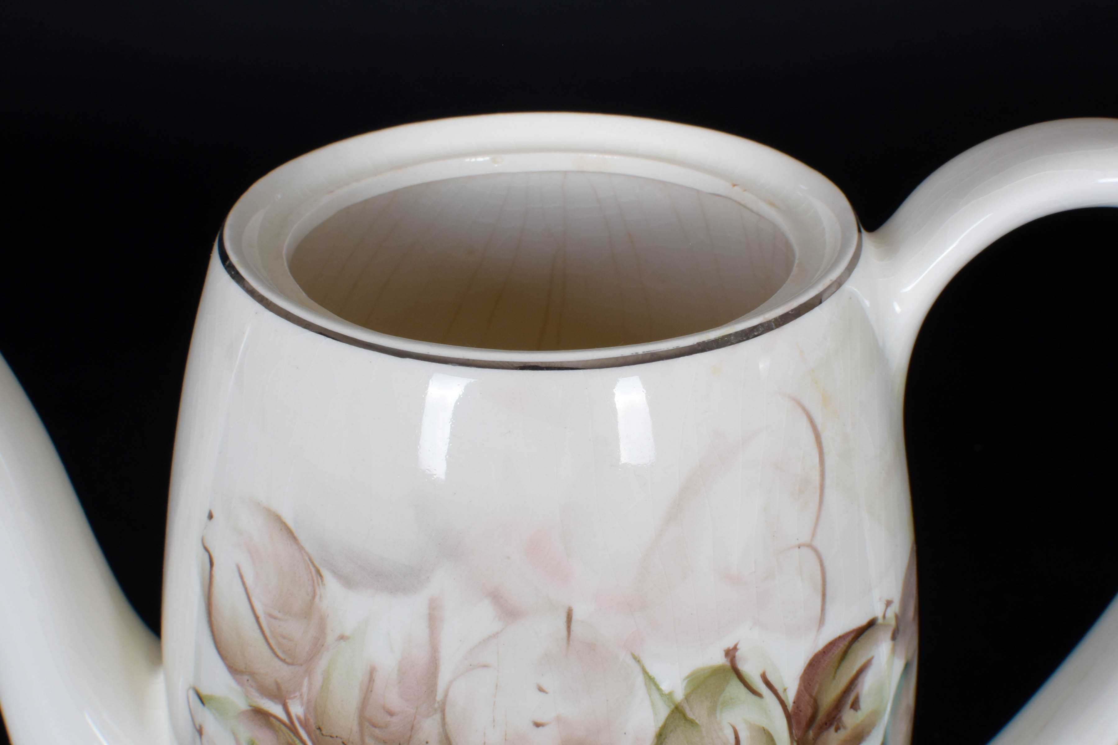 Hand Painted Floral Teapot