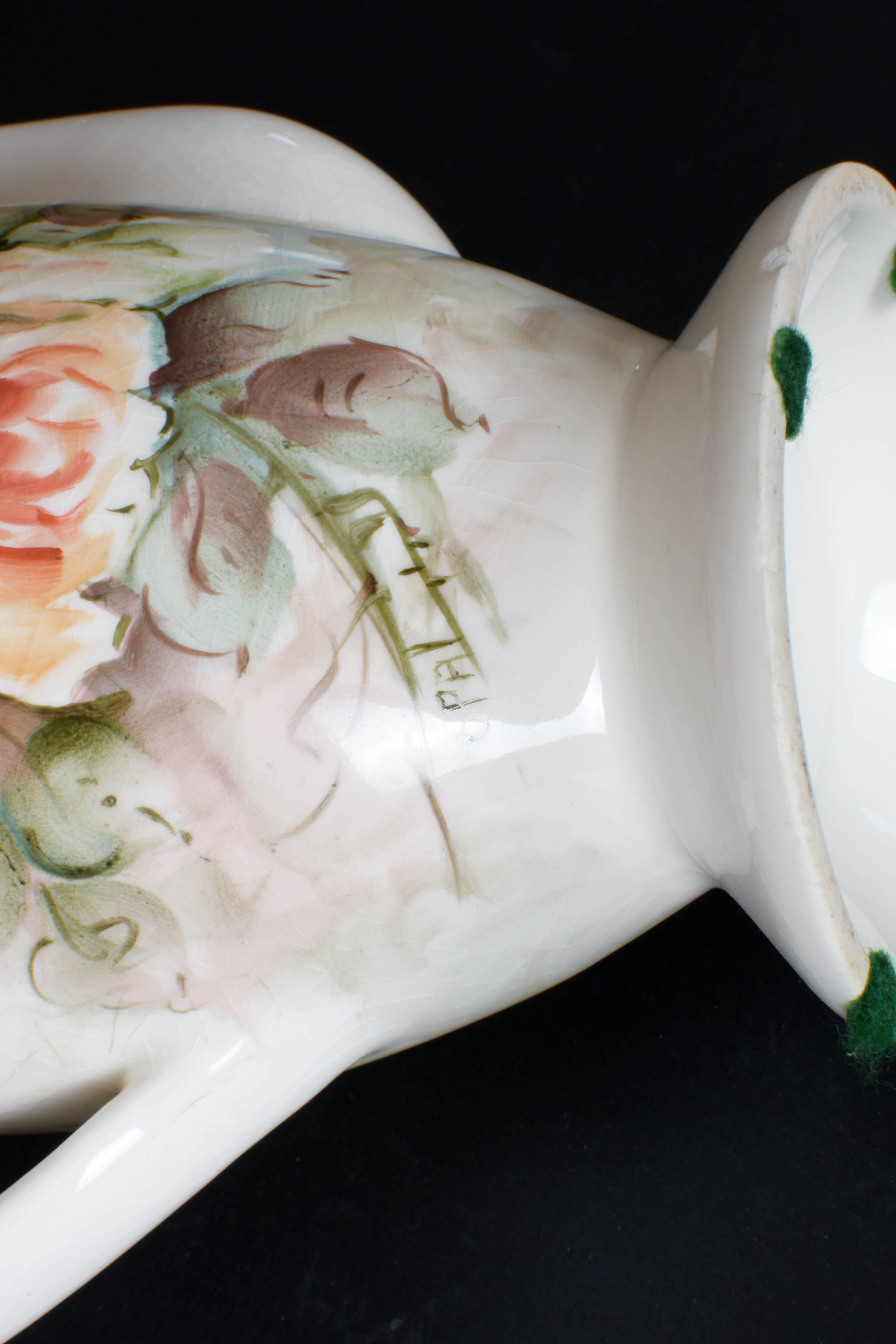 Hand Painted Floral Teapot