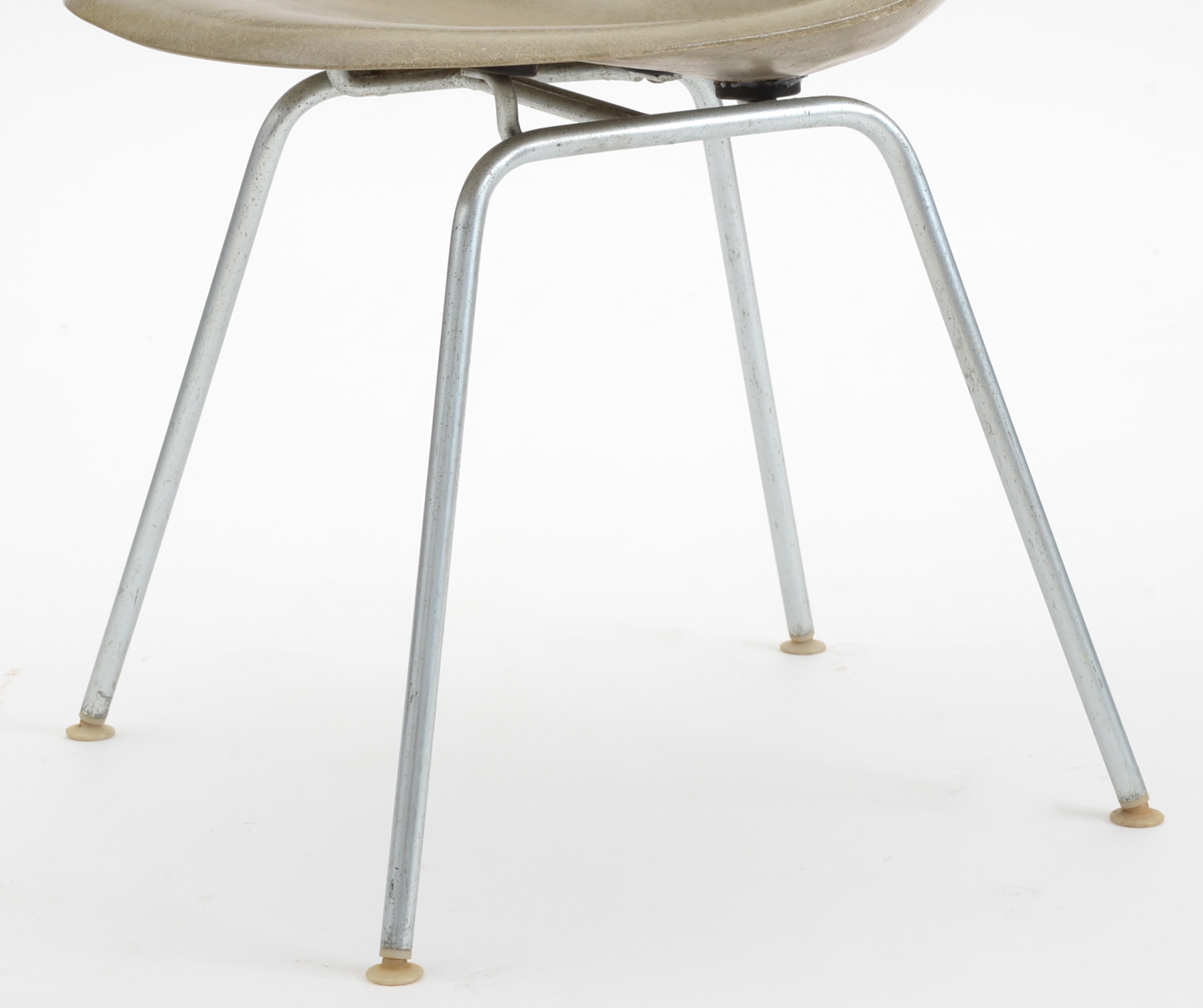 Gray Eames Shell Chair by Herman Miller