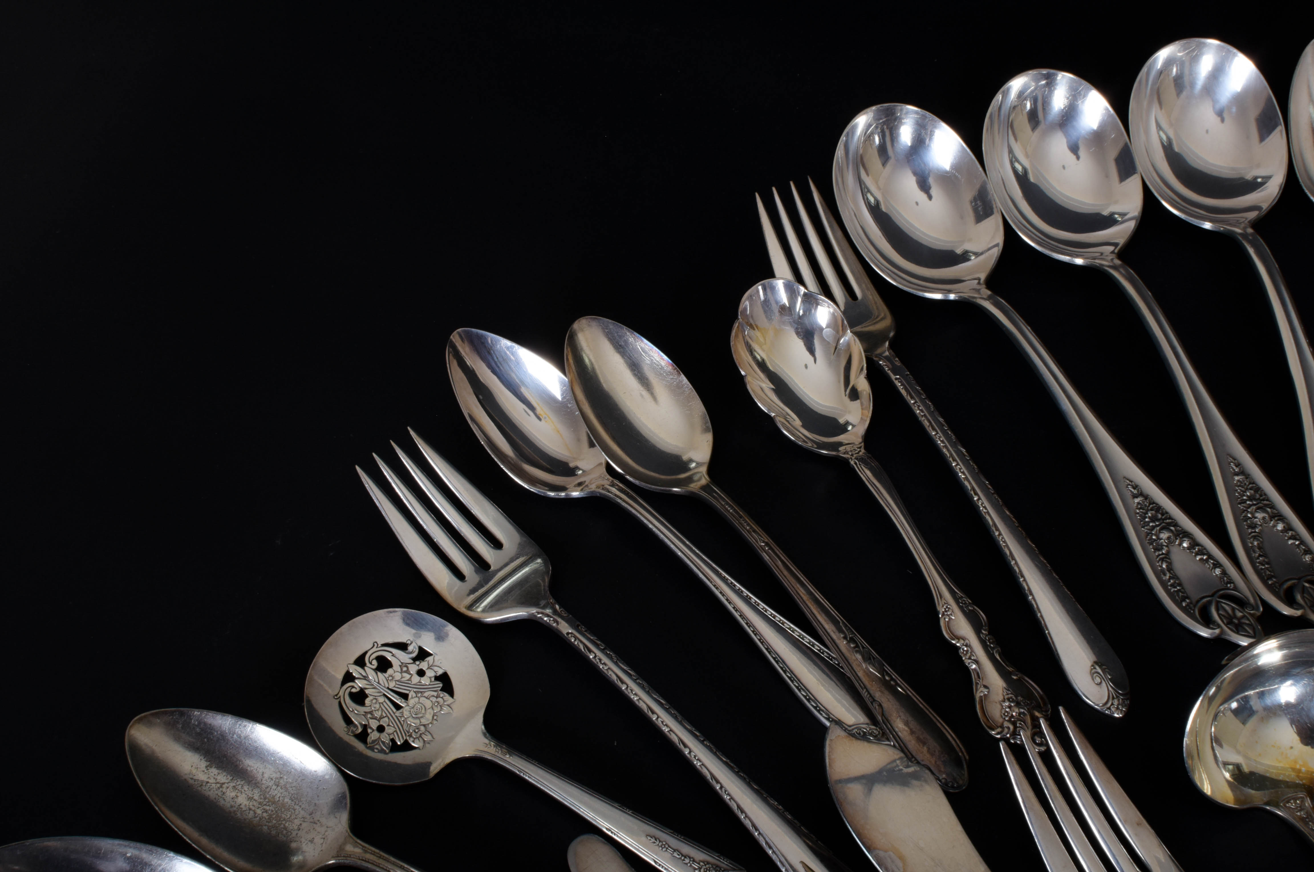 Assortment of Silver Plate Flatware