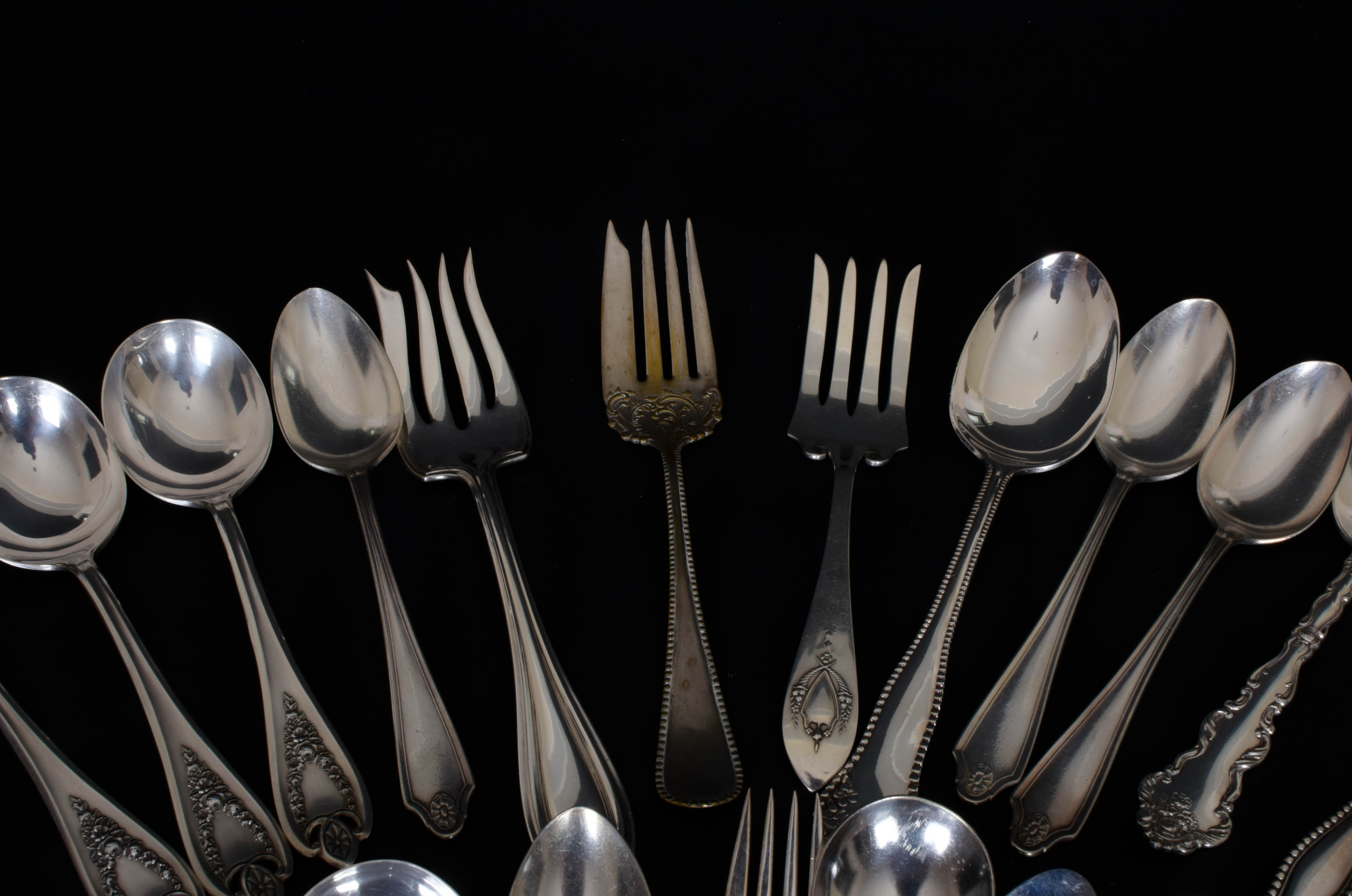 Assortment of Silver Plate Flatware