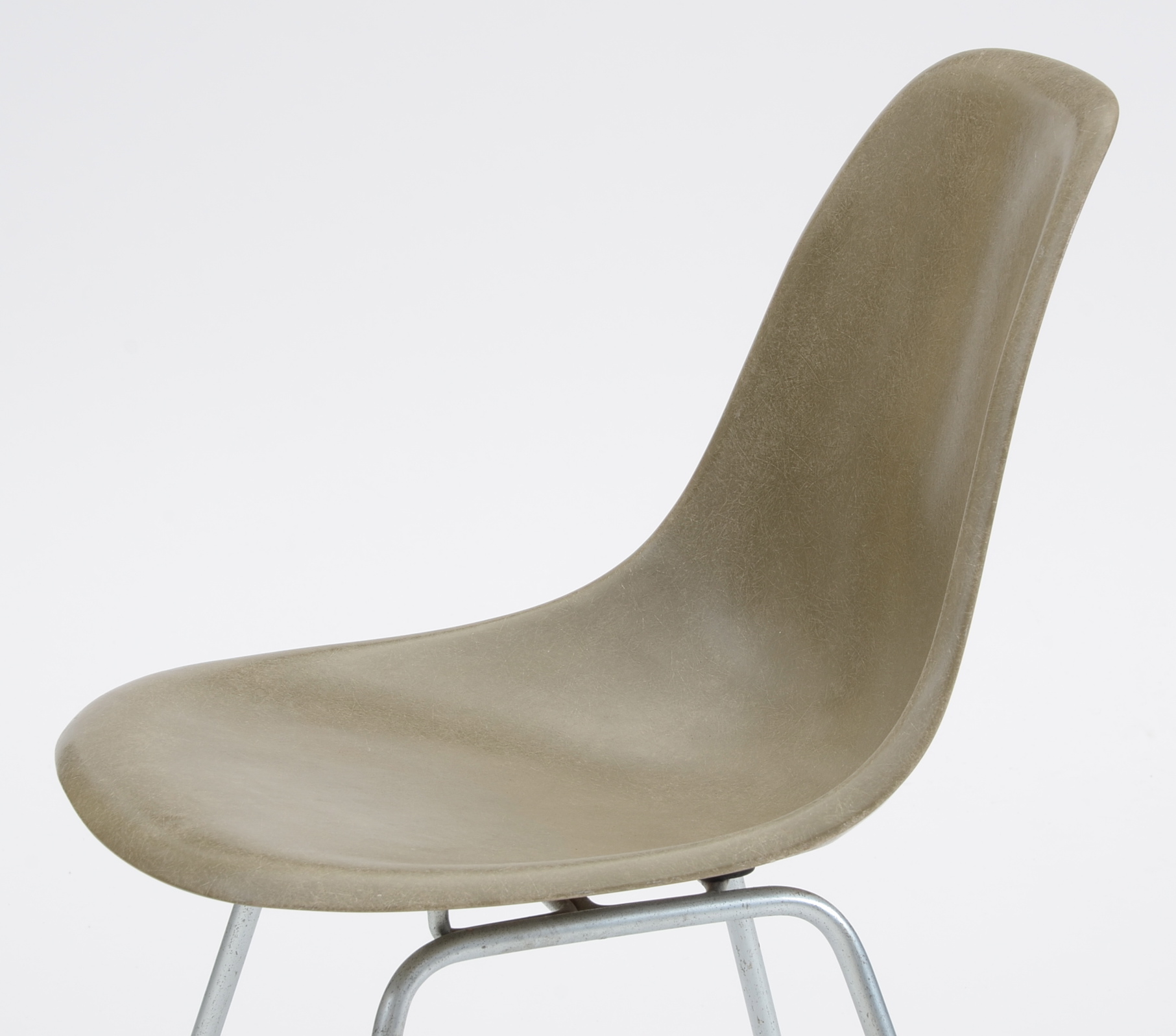 Gray Eames Shell Chair by Herman Miller