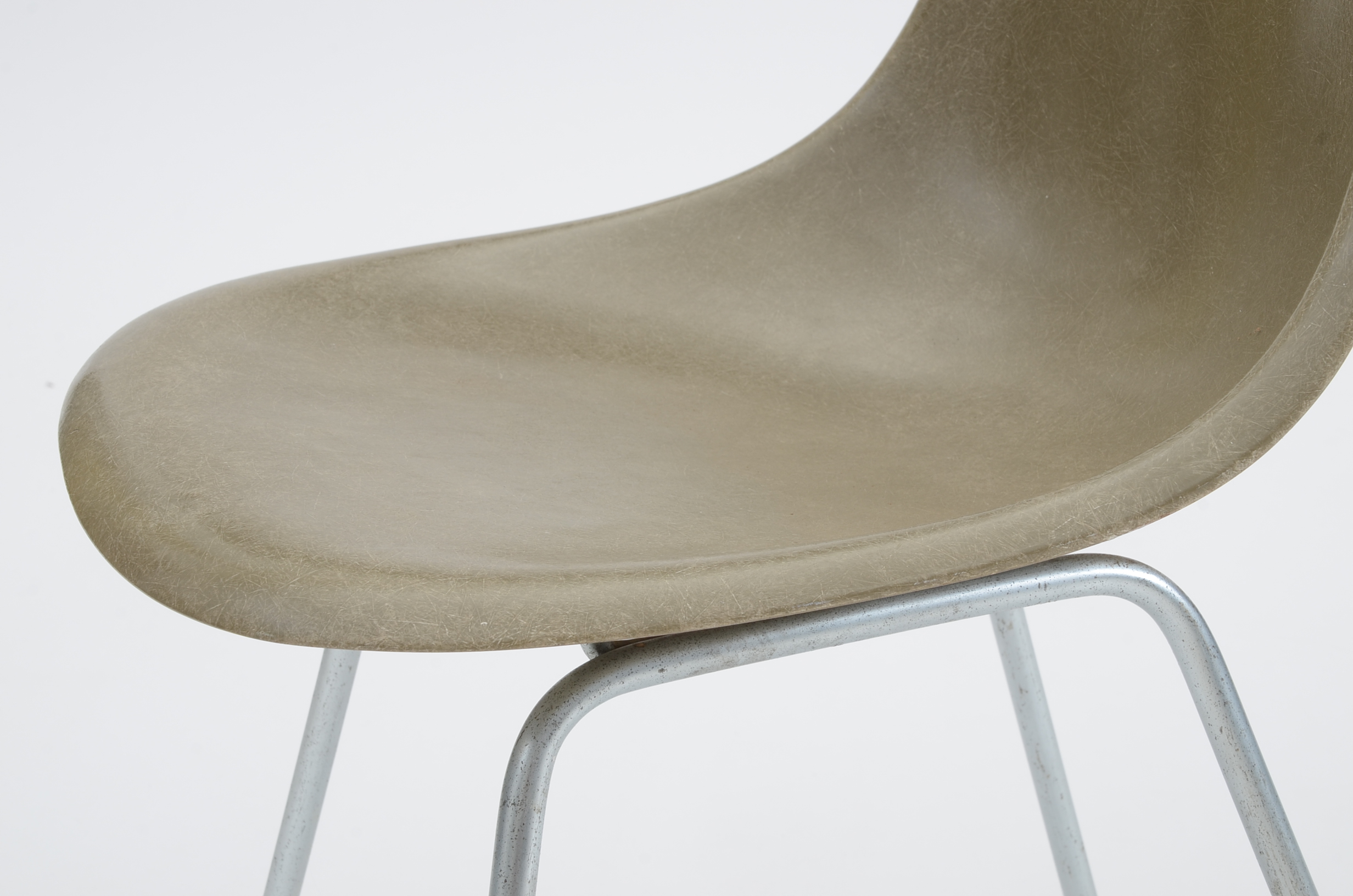 Gray Eames Shell Chair by Herman Miller